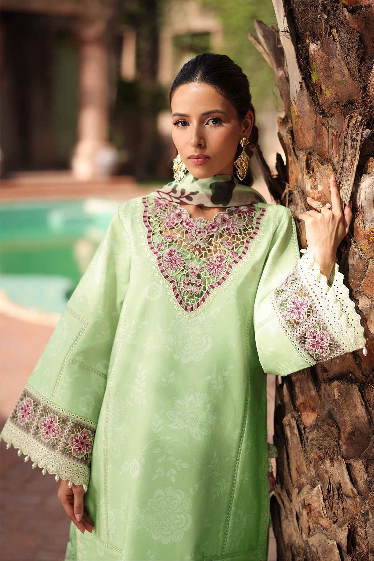 Alizeh | Embroidered Printed Festive Edit 25 | AF-EPL-7034-NUMA - House Of Hania