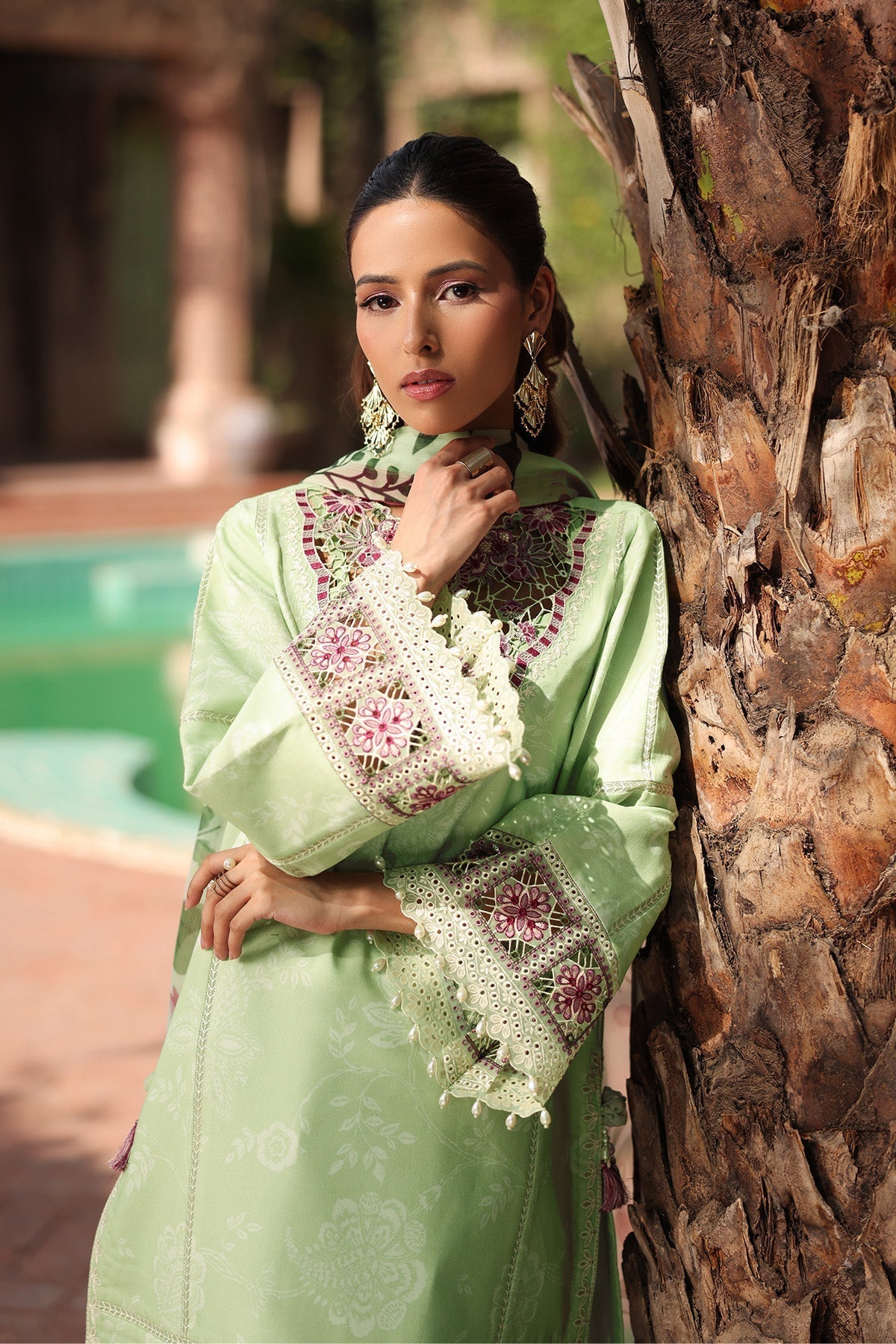 Alizeh | Embroidered Printed Festive Edit 25 | AF-EPL-7034-NUMA - House Of Hania