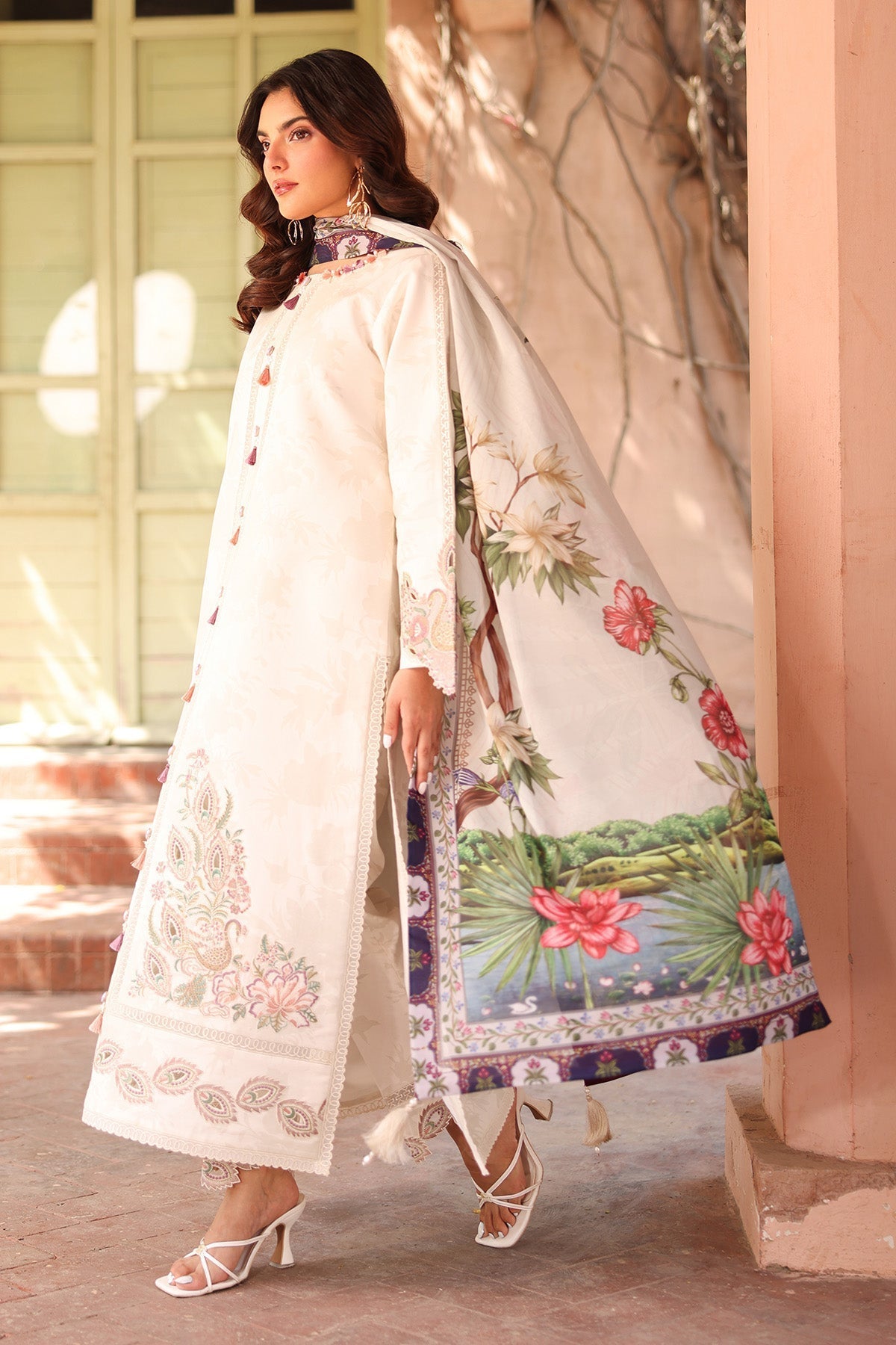 Alizeh | Embroidered Printed Festive Edit 25 | AF-EPL-7035-KARIS - House Of Hania