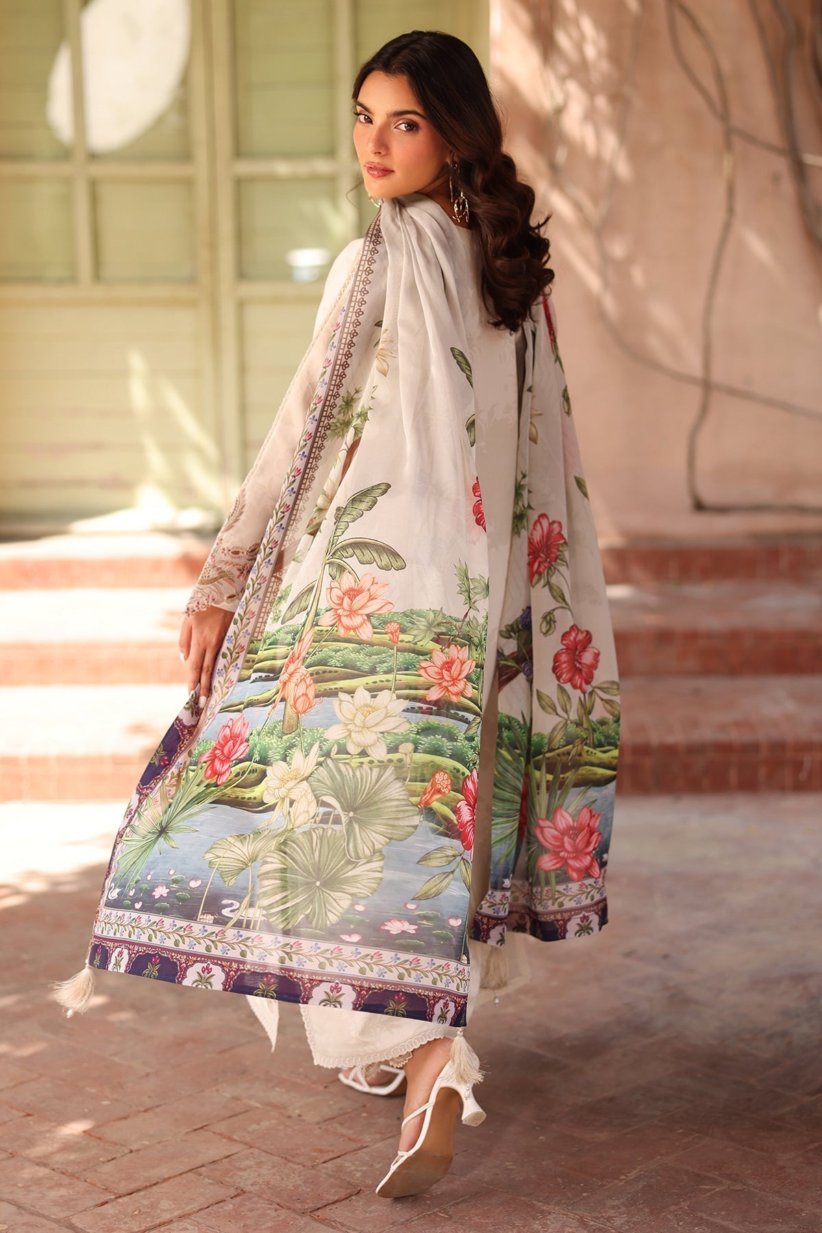 Alizeh | Embroidered Printed Festive Edit 25 | AF-EPL-7035-KARIS - House Of Hania