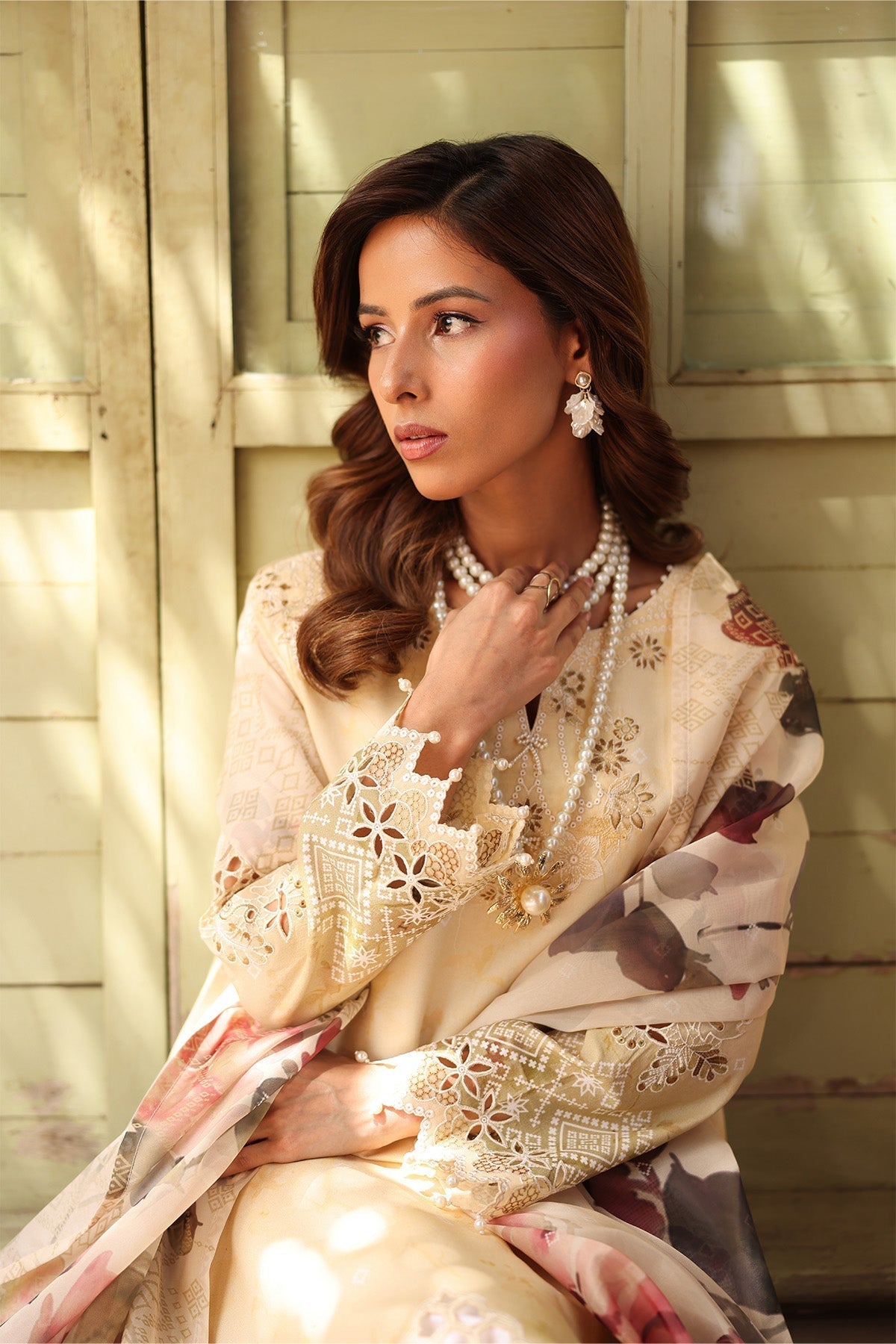 Alizeh | Embroidered Printed Festive Edit 25 | AF-EPL-7038-MIA - House Of Hania