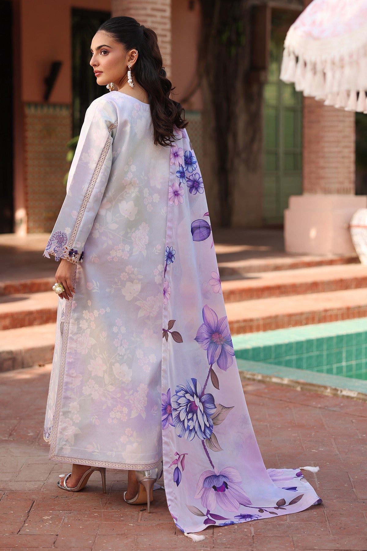 Alizeh | Embroidered Printed Festive Edit 25 | AF-EPL-7039-PRESTA - House Of Hania