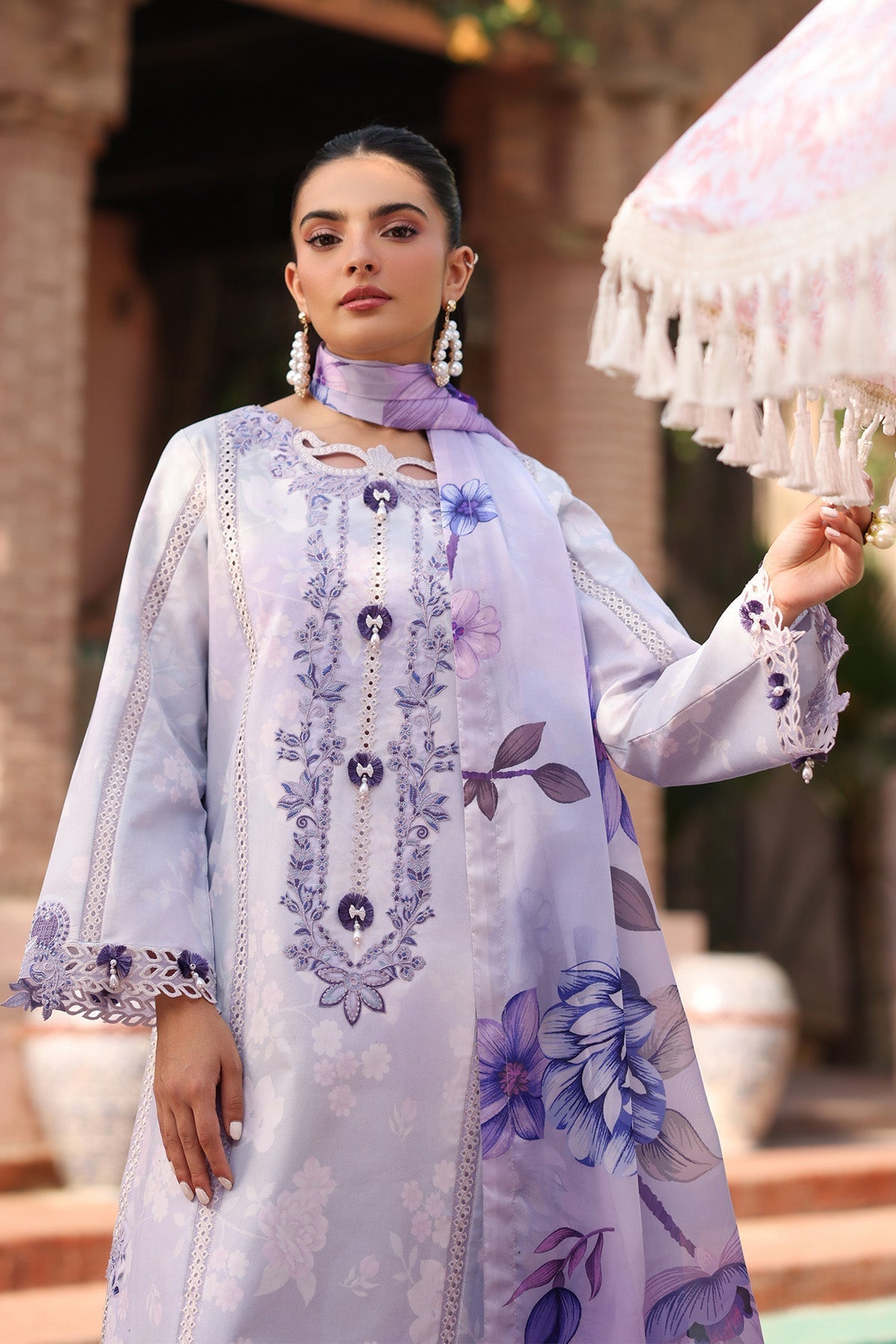 Alizeh | Embroidered Printed Festive Edit 25 | AF-EPL-7039-PRESTA - House Of Hania