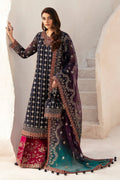 Alizeh Fashion Luxury Embroidered Chiffon 3Pc Suit AF-CH-2167-Nagar - House Of Hania