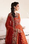 Alizeh Fashion Reena Handcrafted Chiffon 3Pc Suit AF-HM-4014-Rustic - House Of Hania