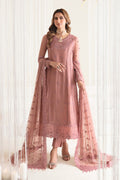 Alizeh Fashion Reena Handcrafted Chiffon 3Pc Suit AF-HM-4016-Crimson - House Of Hania