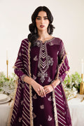Alizeh Fashion Reena Handcrafted Chiffon 3Pc Suit AF-HM-4019-Laurel - House Of Hania