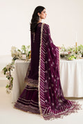 Alizeh Fashion Reena Handcrafted Chiffon 3Pc Suit AF-HM-4019-Laurel - House Of Hania