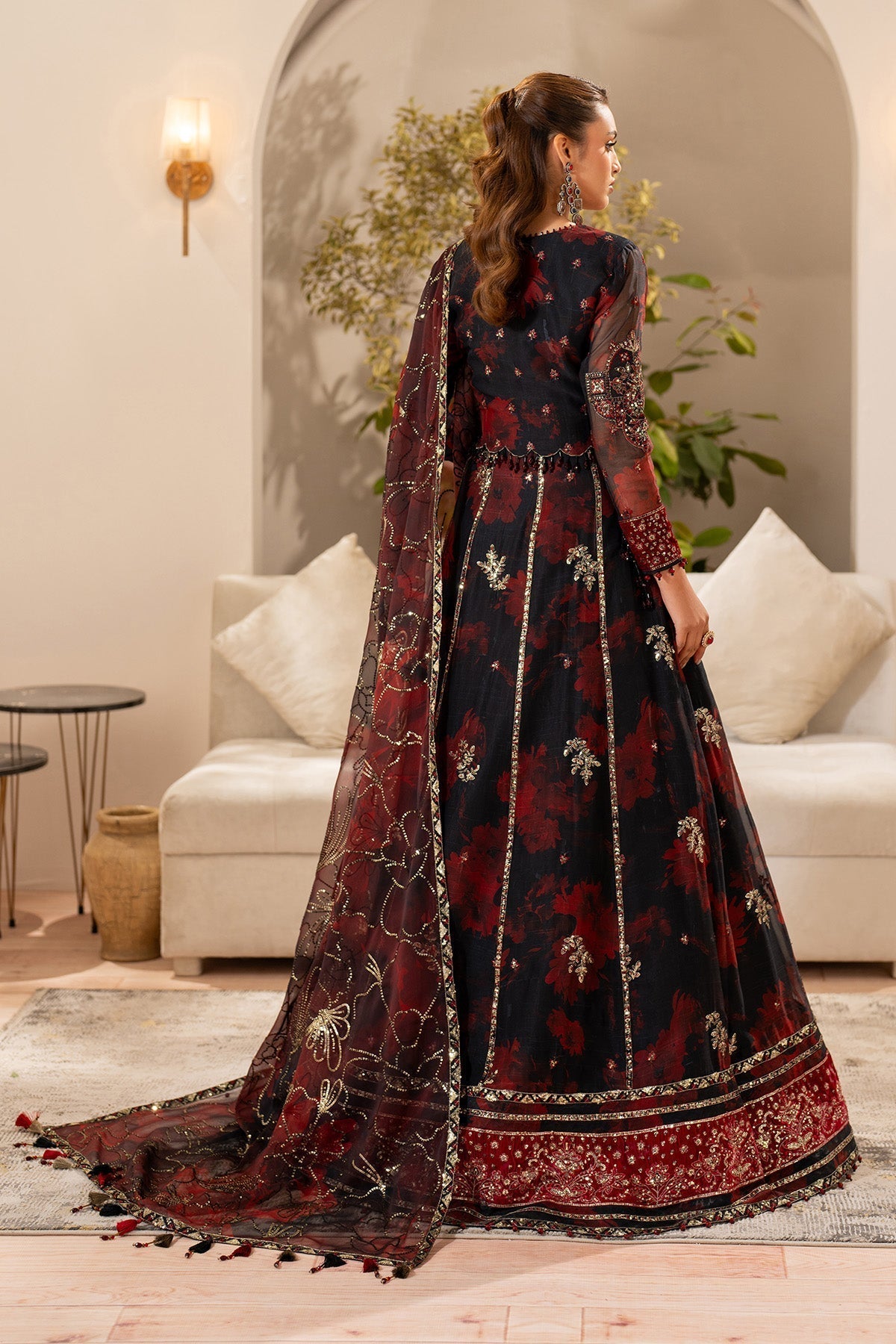 Alizeh | Fleur Chiffon |  AF-CH-2191-Talia - House Of Hania