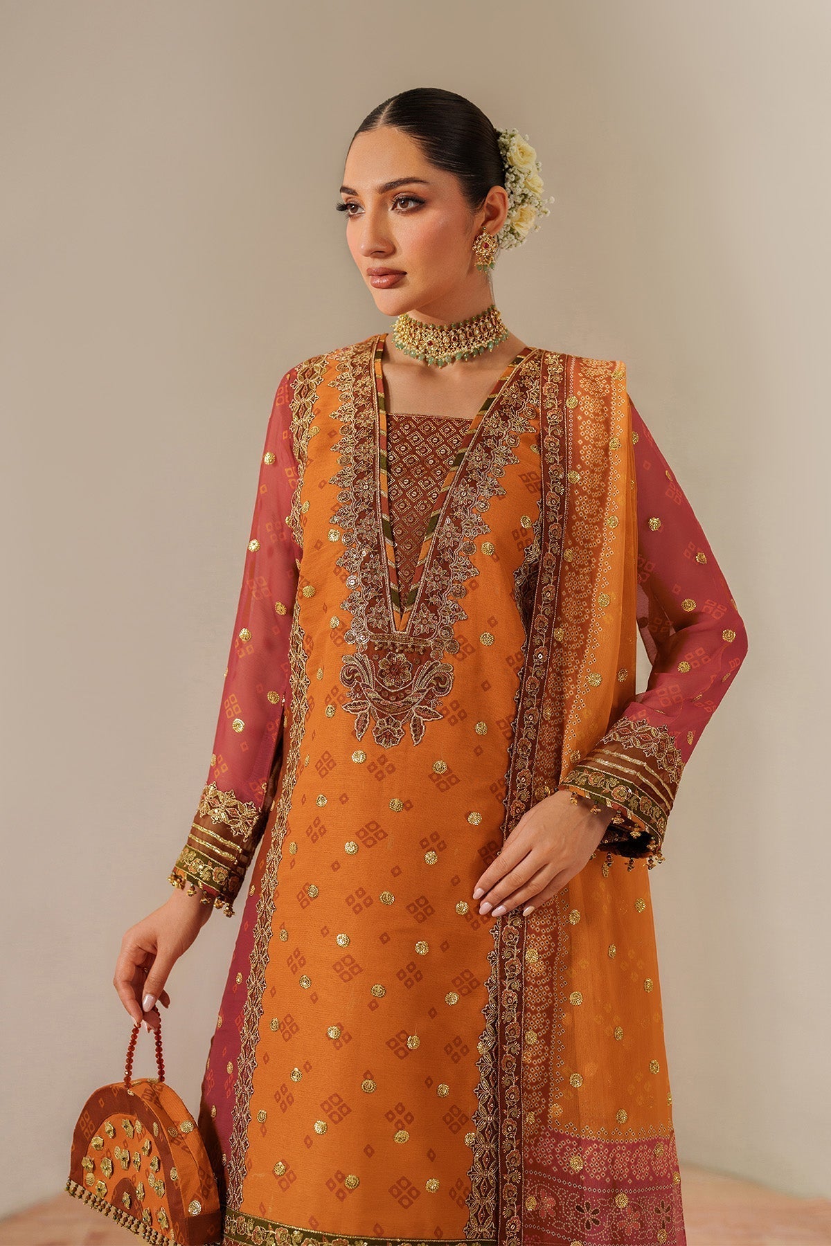 Alizeh | Fleur Chiffon |  AF-CH-2194-Zyne - House Of Hania