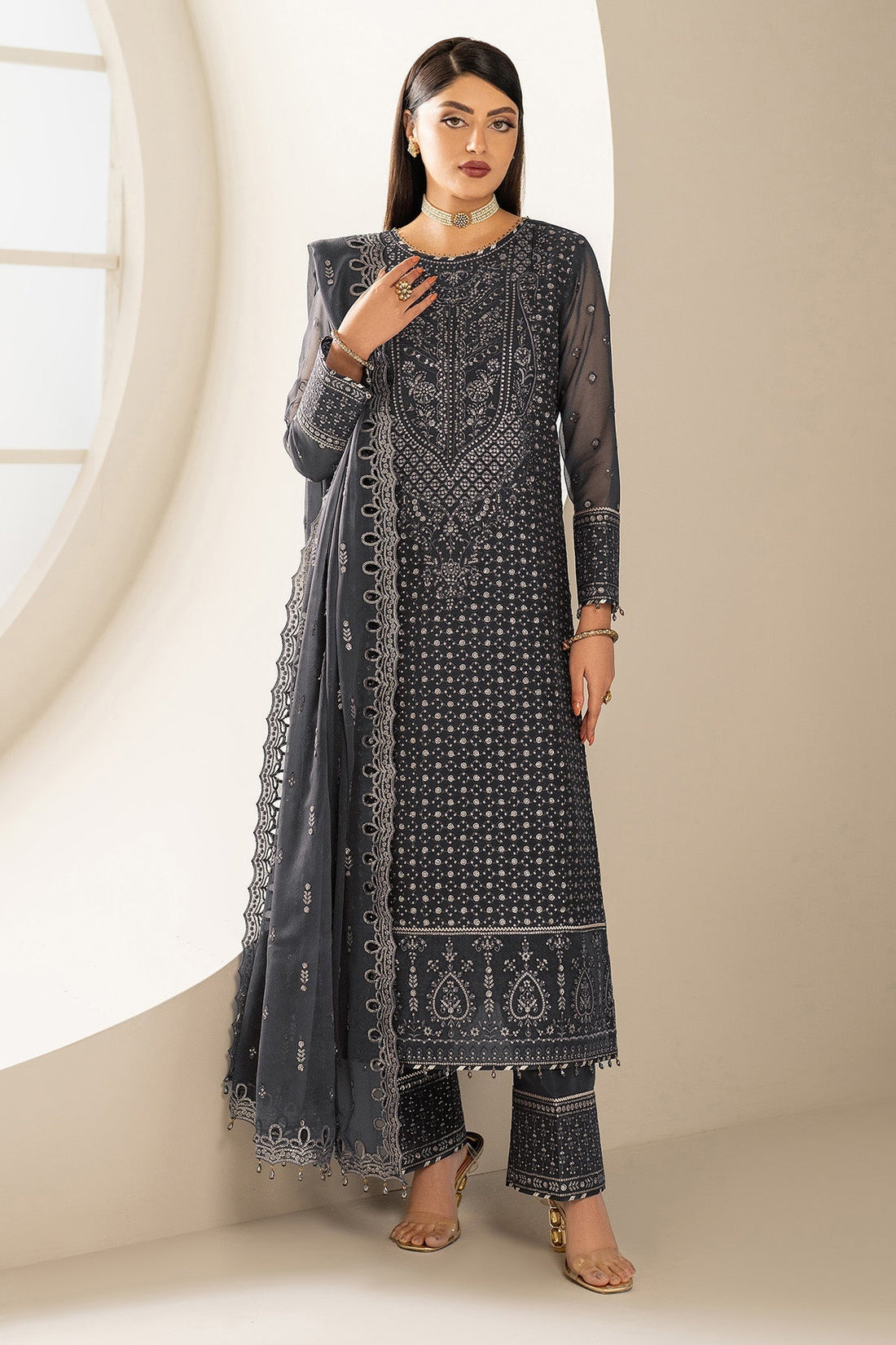 Alizeh | Formals Wear | AF-CH-2189-Akoya - House Of Hania