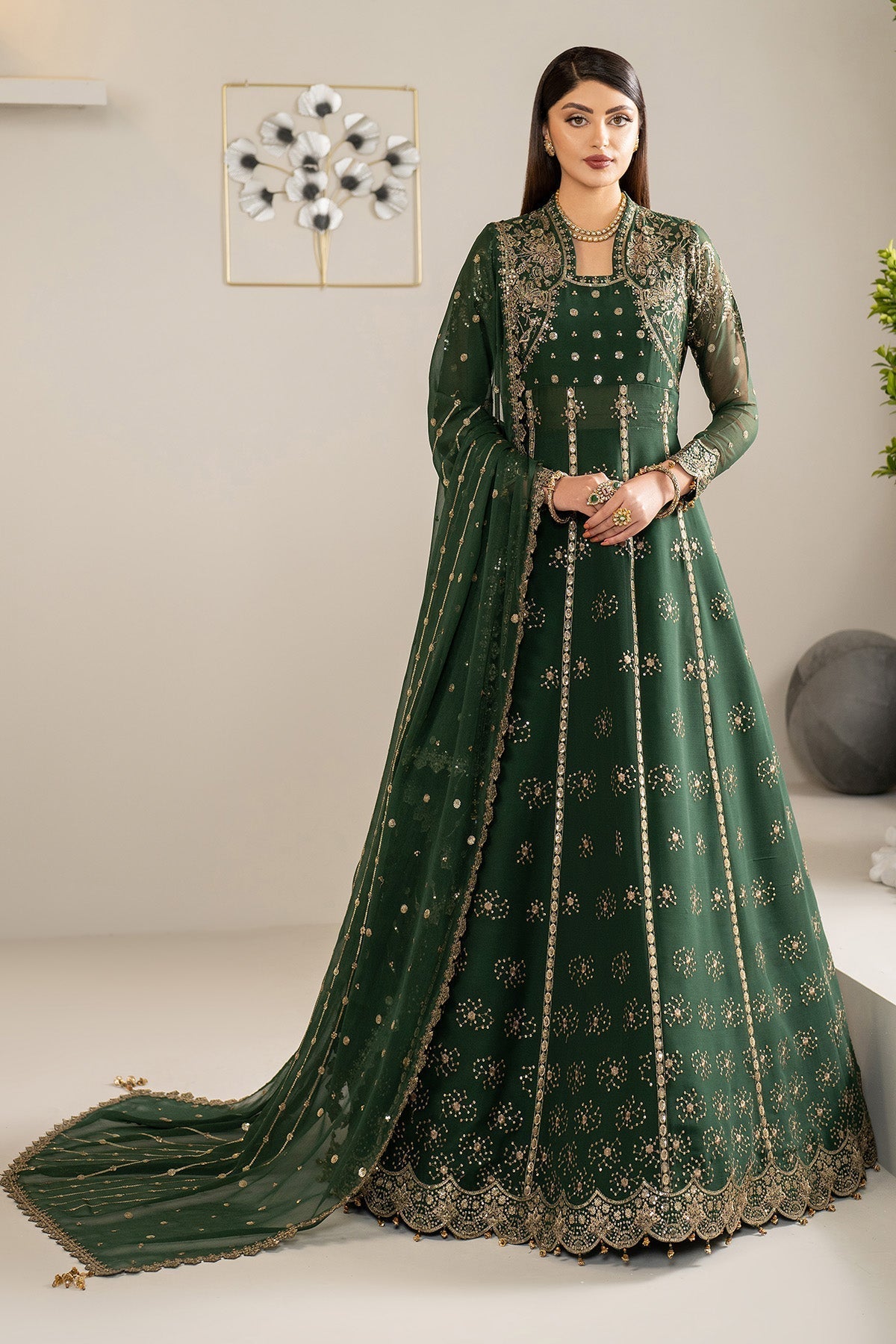 Alizeh | Formals Wear | AF-CH-2189-Elza - House Of Hania