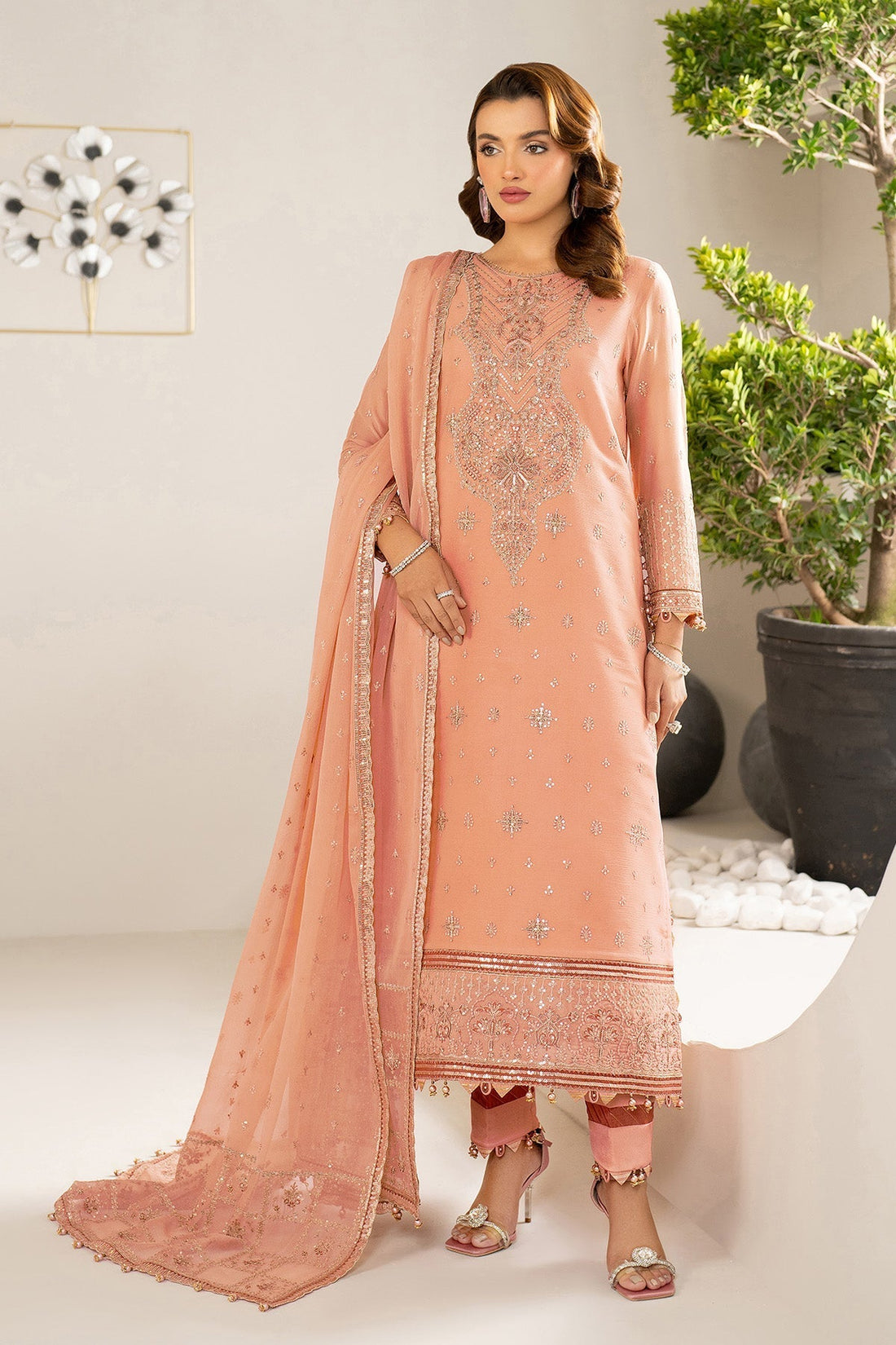 Alizeh | Formals Wear | AF-CH-2189-Ransia - House Of Hania