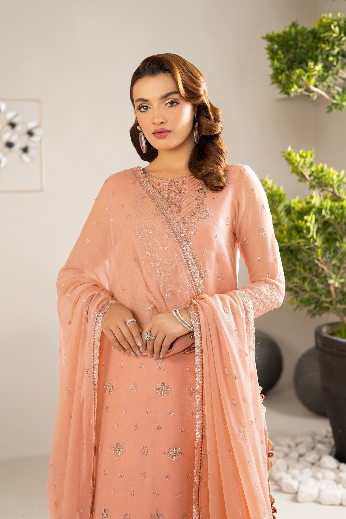 Alizeh | Formals Wear | AF-CH-2189-Ransia - House Of Hania
