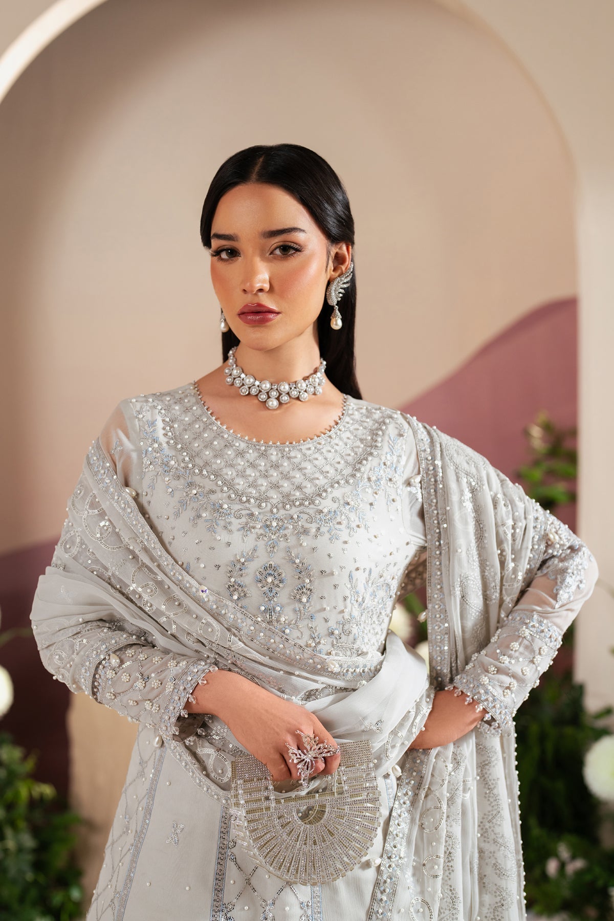 Alizeh | Handcrafted Eid Edit 25 | AF-HM-4032-Musk - House Of Hania