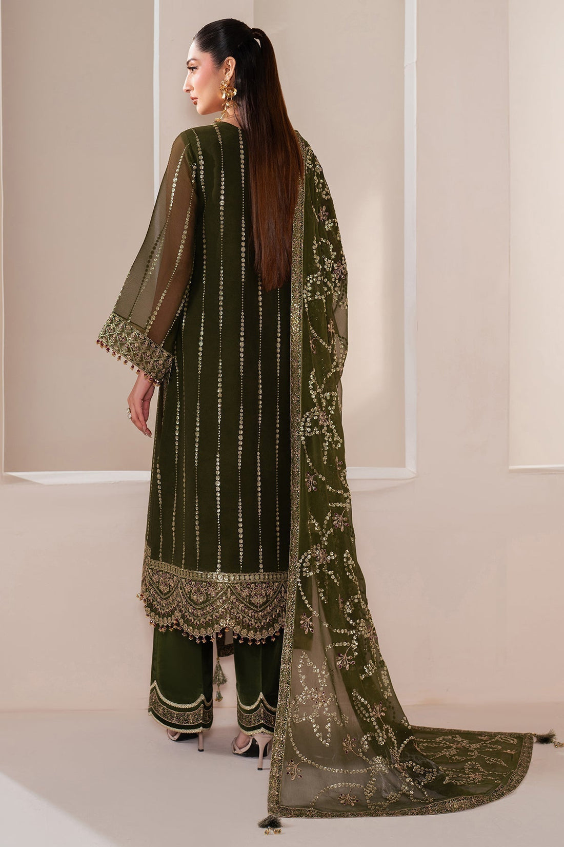 Alizeh | Handcrafted Eid Edit 25 | AF-HM-4033-Olivia - House Of Hania