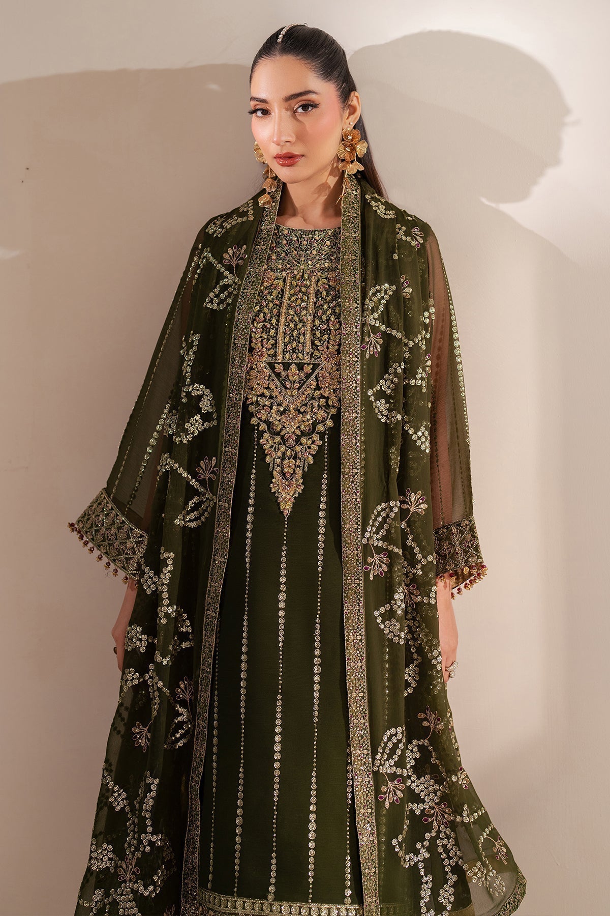 Alizeh | Handcrafted Eid Edit 25 | AF-HM-4033-Olivia - House Of Hania
