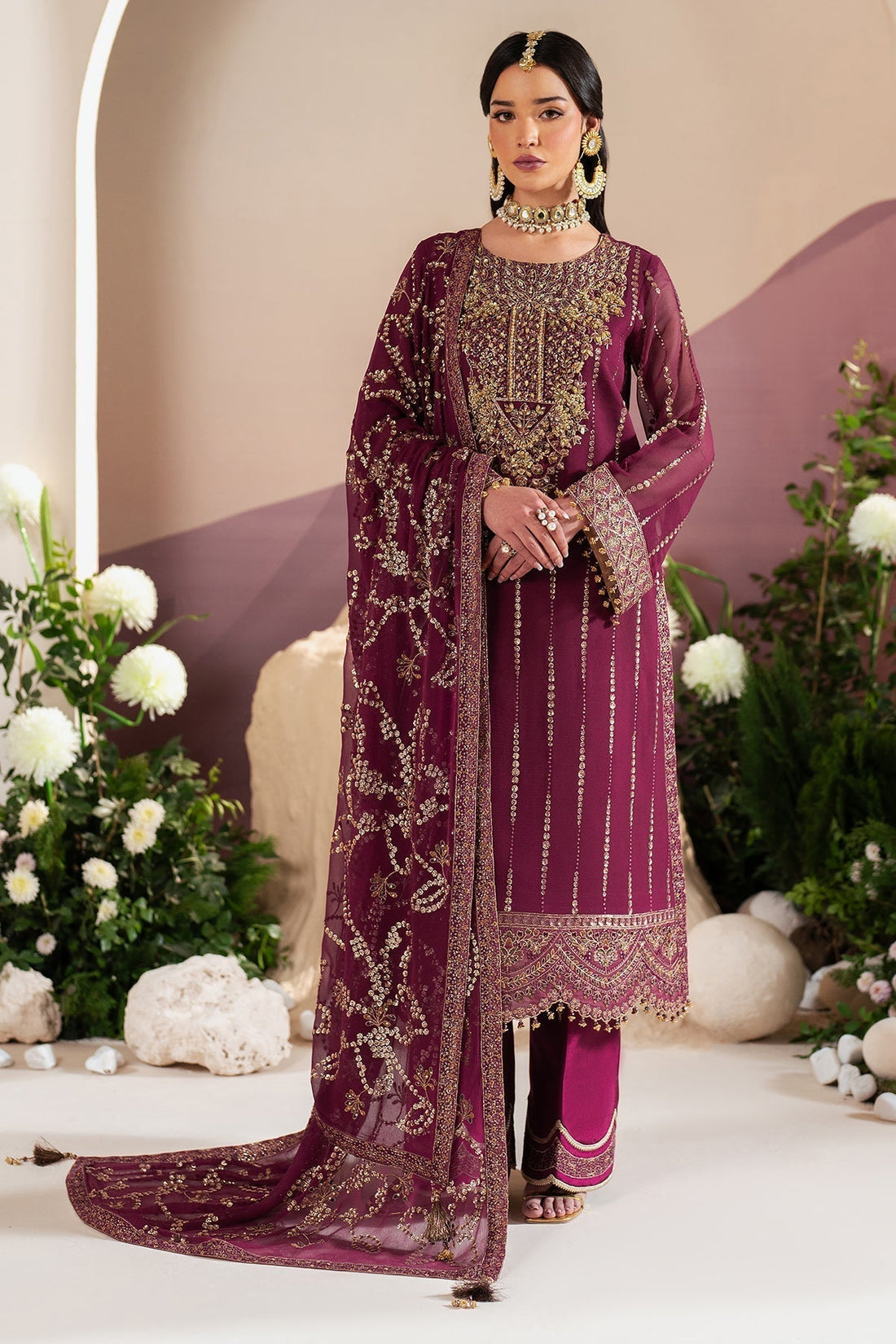 Alizeh | Handcrafted Eid Edit 25 | AF-HM-4034-Dusk - House Of Hania