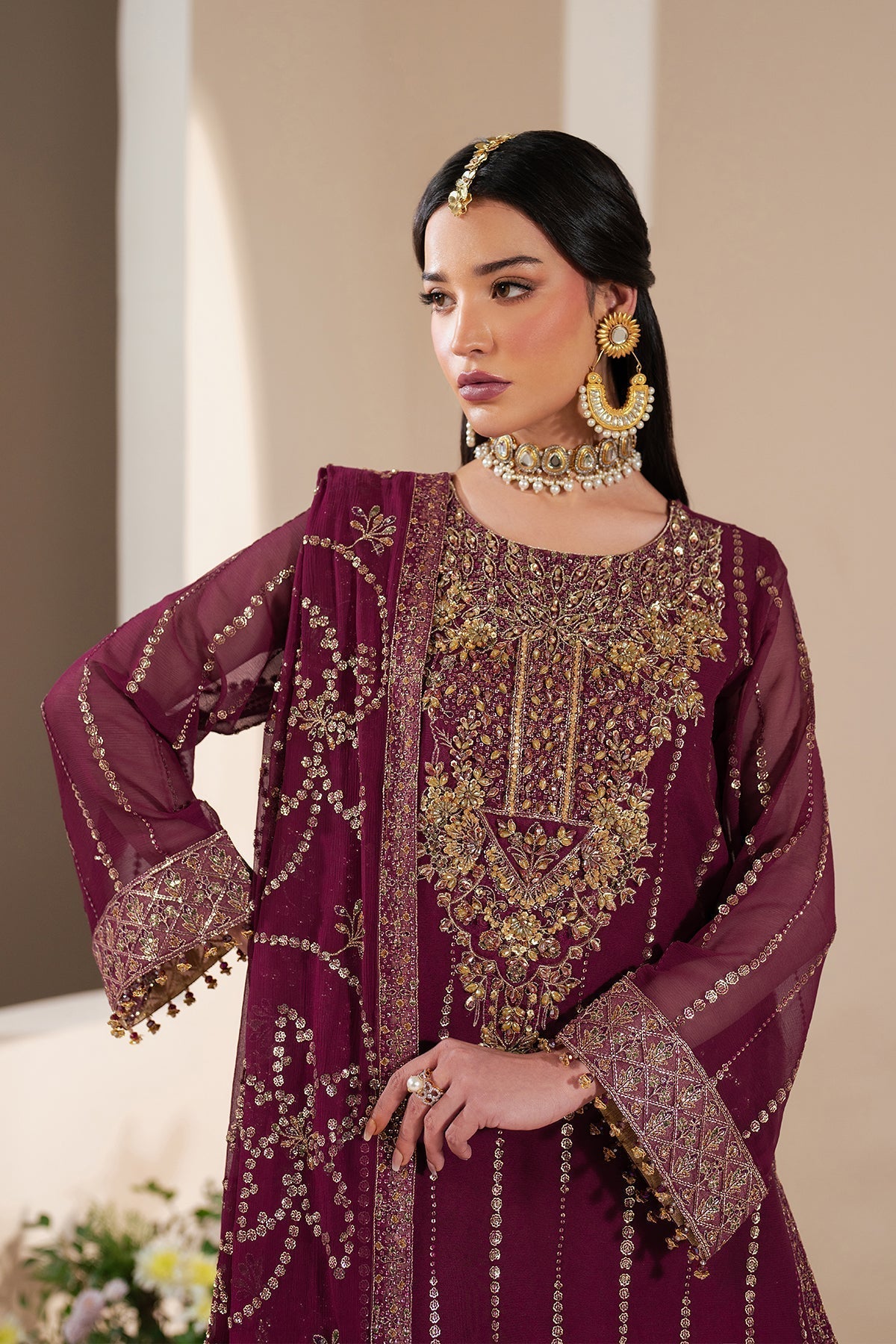 Alizeh | Handcrafted Eid Edit 25 | AF-HM-4034-Dusk - House Of Hania