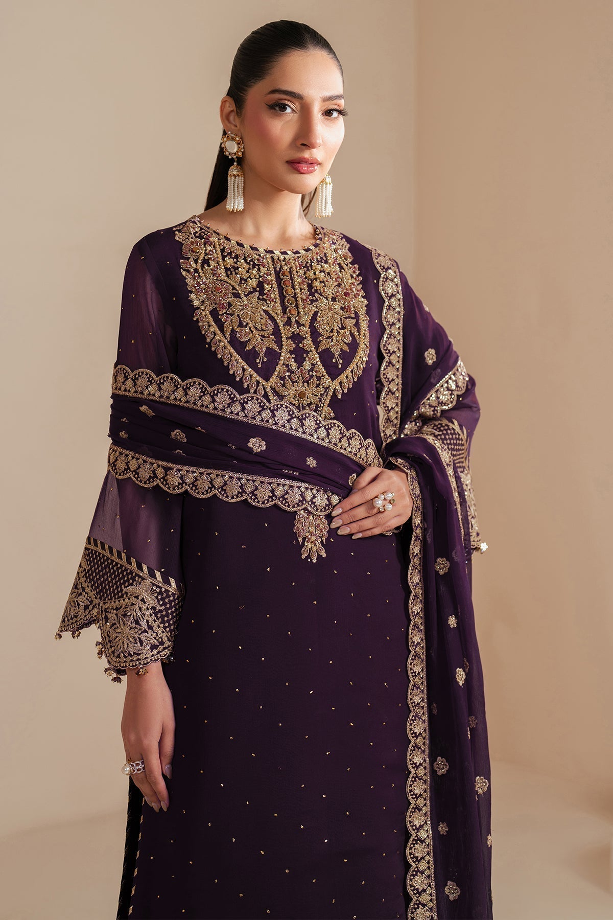 Alizeh | Handcrafted Eid Edit 25 | AF-HM-4038-Sirus - House Of Hania