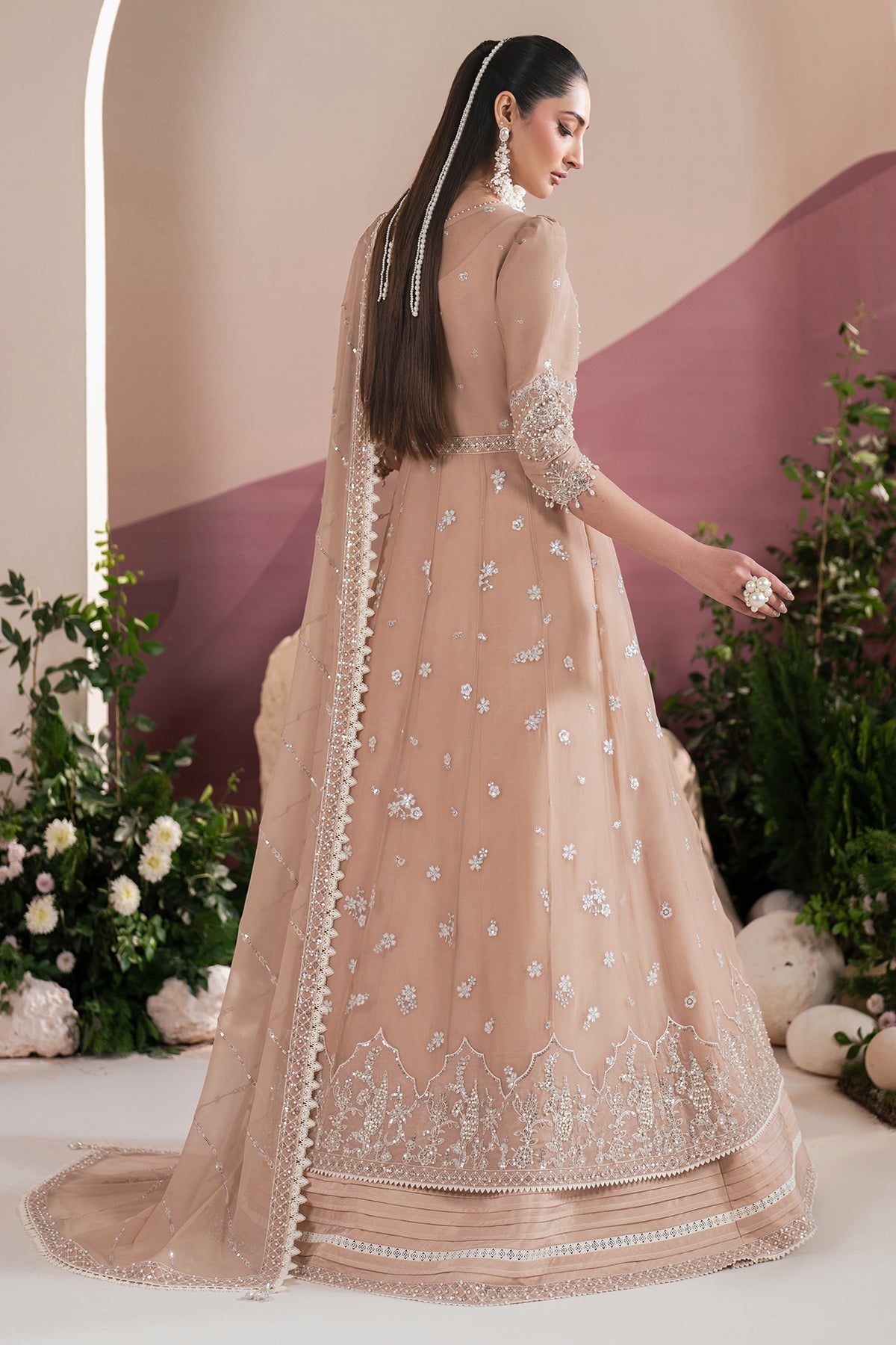 Alizeh | Handcrafted Eid Edit 25 | AF-HM-4039-Sakura - House Of Hania