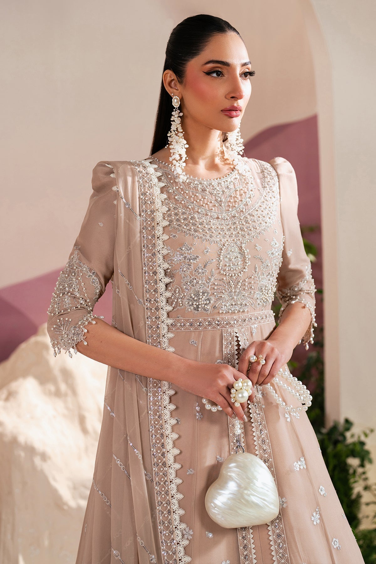 Alizeh | Handcrafted Eid Edit 25 | AF-HM-4039-Sakura - House Of Hania