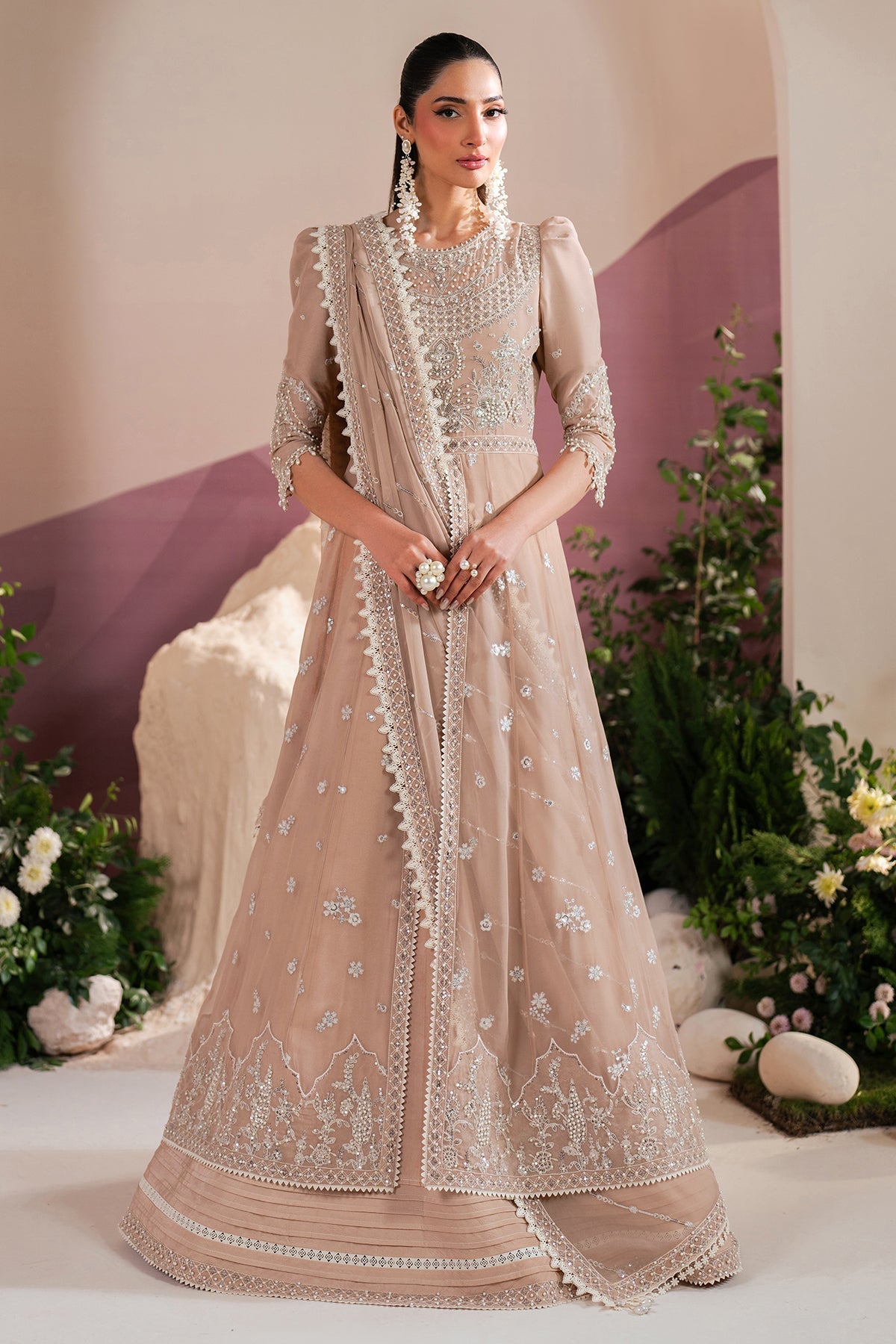Alizeh | Handcrafted Eid Edit 25 | AF-HM-4039-Sakura - House Of Hania