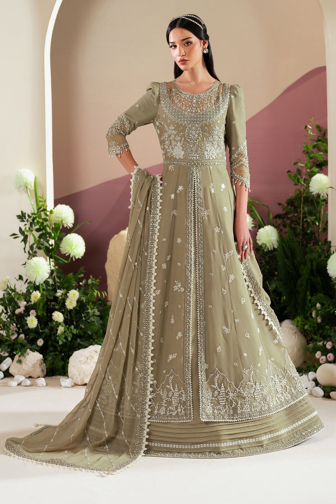 Alizeh | Handcrafted Eid Edit 25 | AF-HM-4040-Tunic - House Of Hania