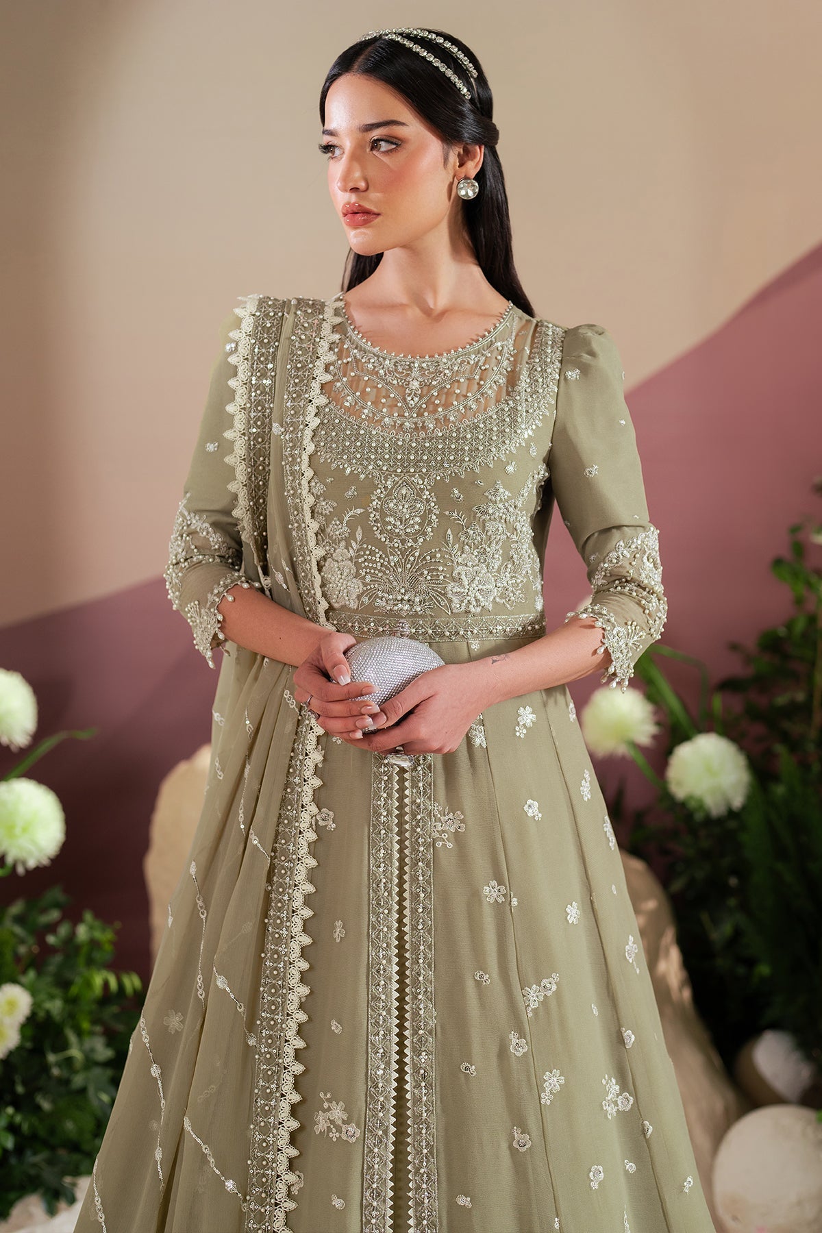 Alizeh | Handcrafted Eid Edit 25 | AF-HM-4040-Tunic - House Of Hania