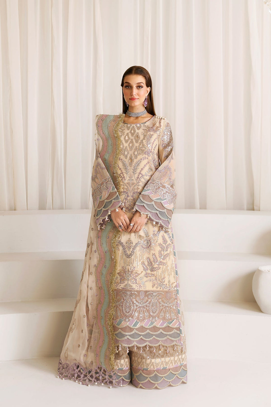 Alizeh | La Ruha Wedding Formals | AF-CH-2177-Mysa - House Of Hania