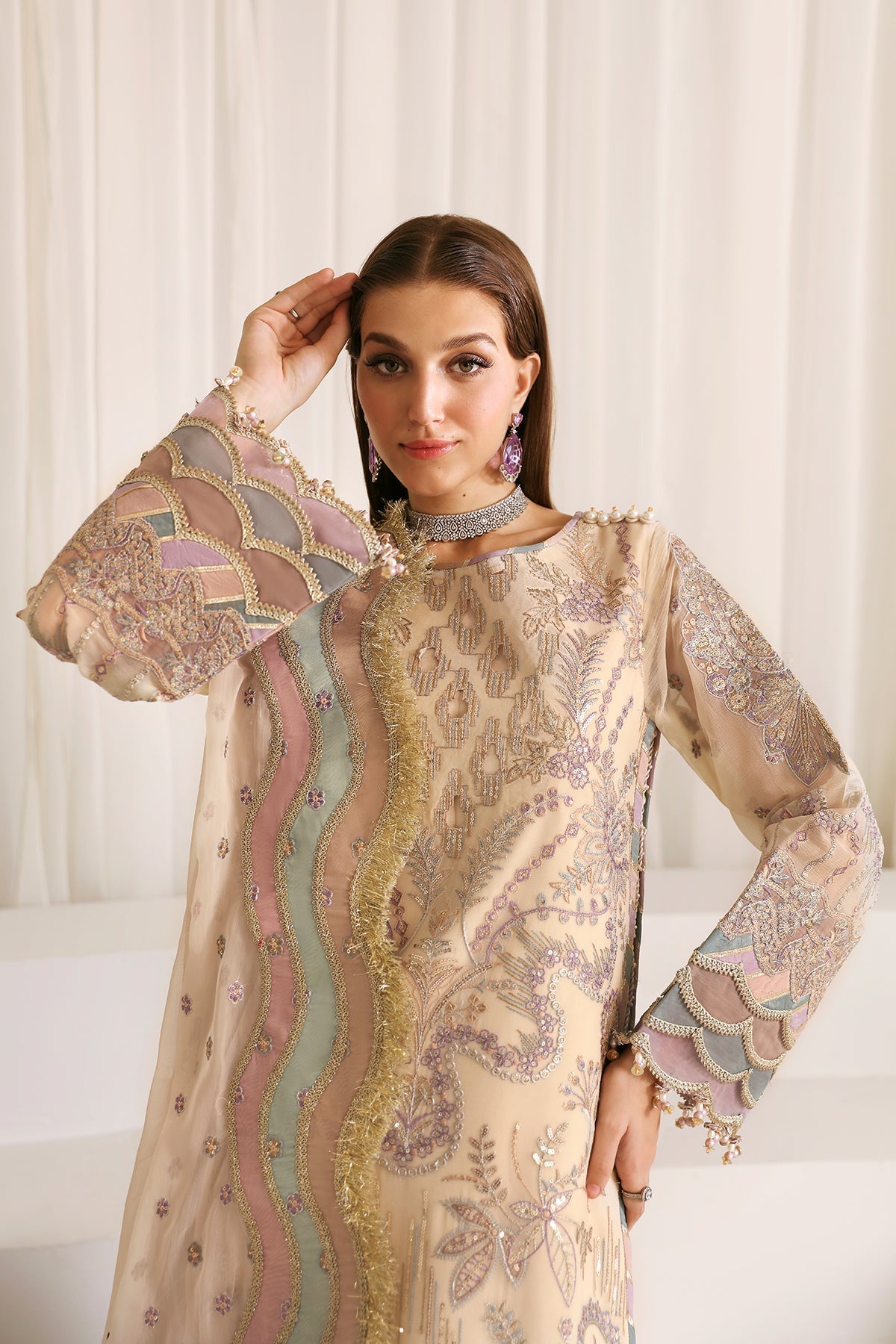 Alizeh | La Ruha Wedding Formals | AF-CH-2177-Mysa - House Of Hania