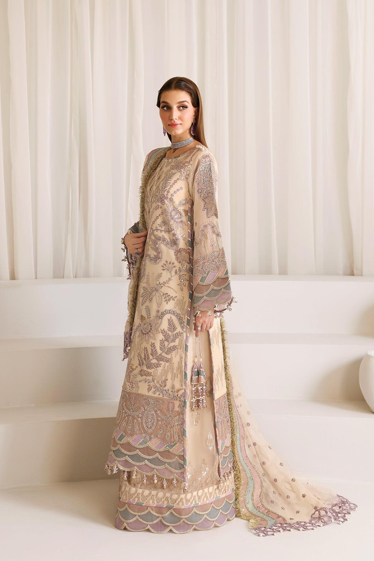 Alizeh | La Ruha Wedding Formals | AF-CH-2177-Mysa - House Of Hania