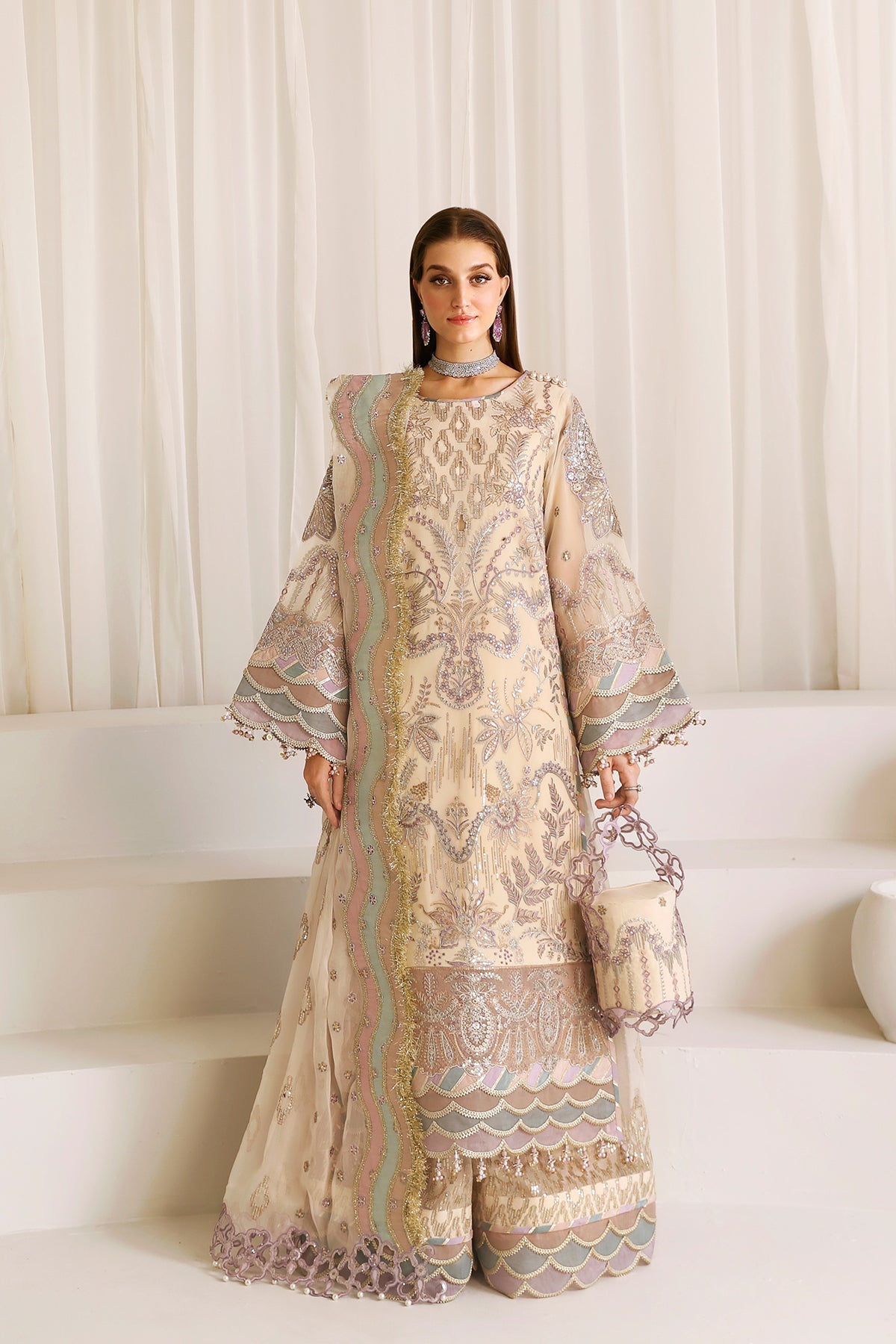Alizeh | La Ruha Wedding Formals | AF-CH-2177-Mysa - House Of Hania