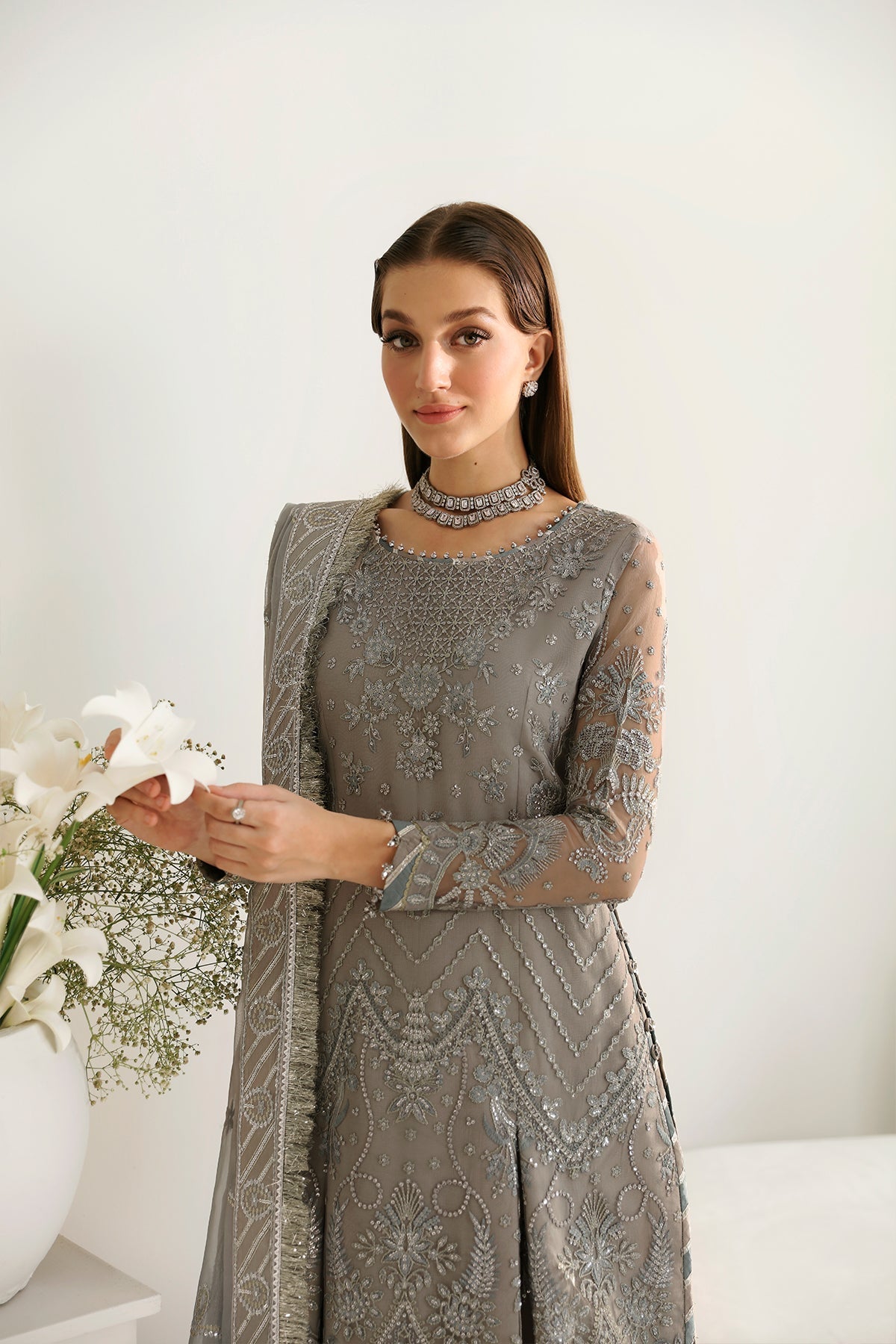 Alizeh | La Ruha Wedding Formals | AF-CH-2179-Lisya - House Of Hania