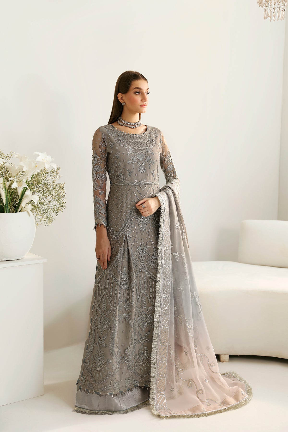 Alizeh | La Ruha Wedding Formals | AF-CH-2179-Lisya - House Of Hania