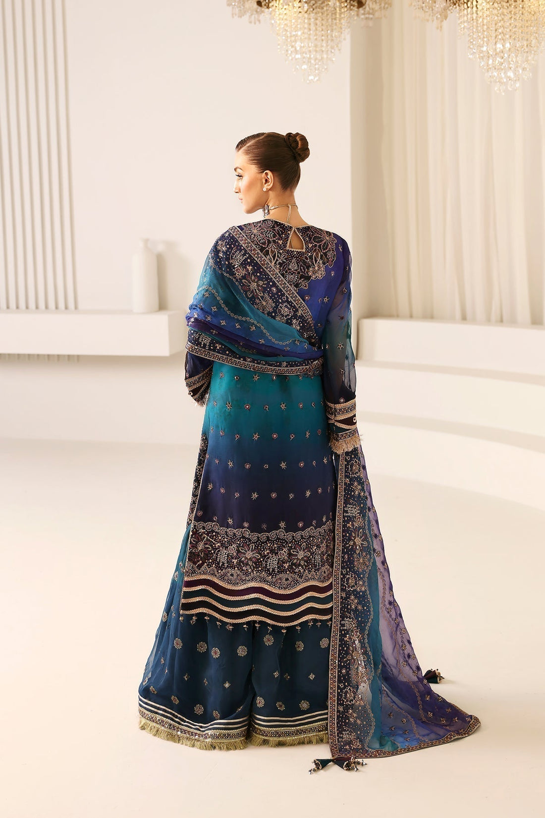 Alizeh | La Ruha Wedding Formals | AF-CH-2182-Oasis - House Of Hania