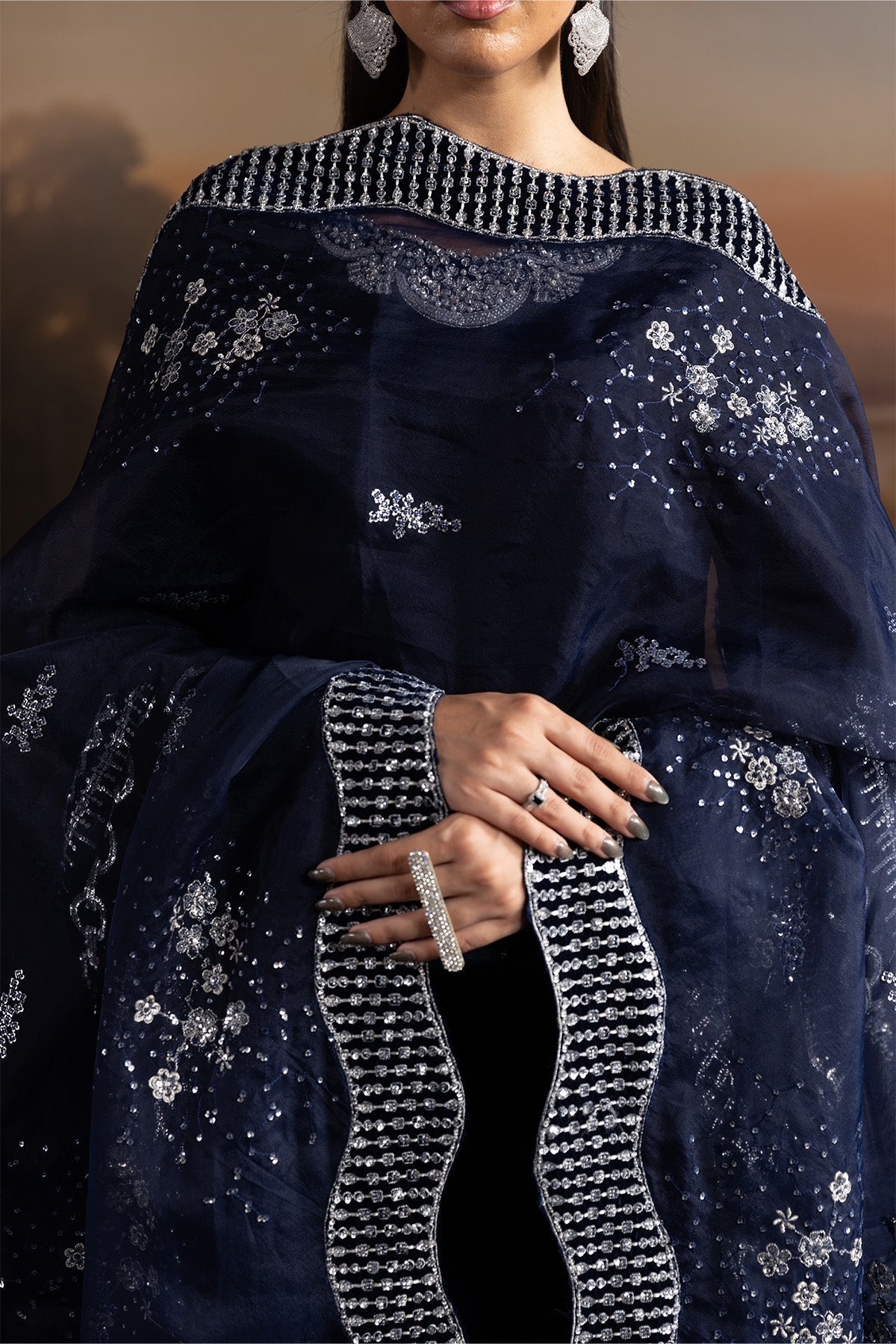 Alizeh | Lamour 25 | AF-VLT-2208-Velvetine - House Of Hania