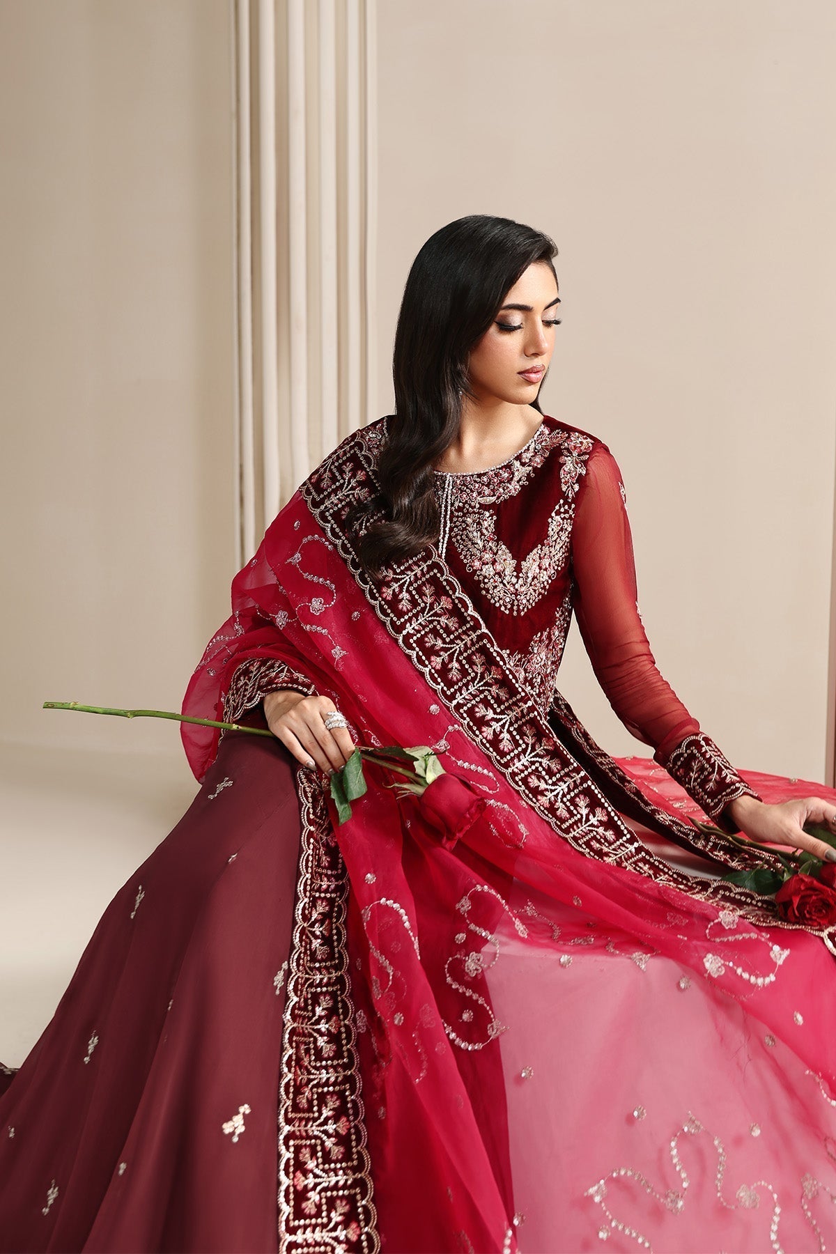 Alizeh | Lamour 25 | AF-VLT-2209-Cherie - House Of Hania