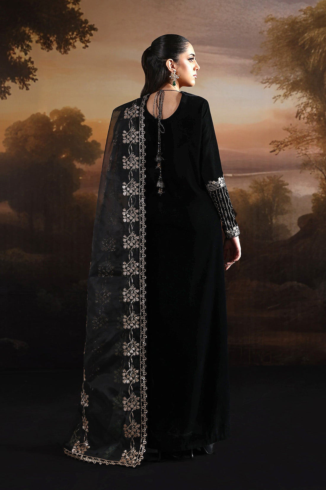 Alizeh | Lamour 25 | AF-VLT-2212-Celeste - House Of Hania