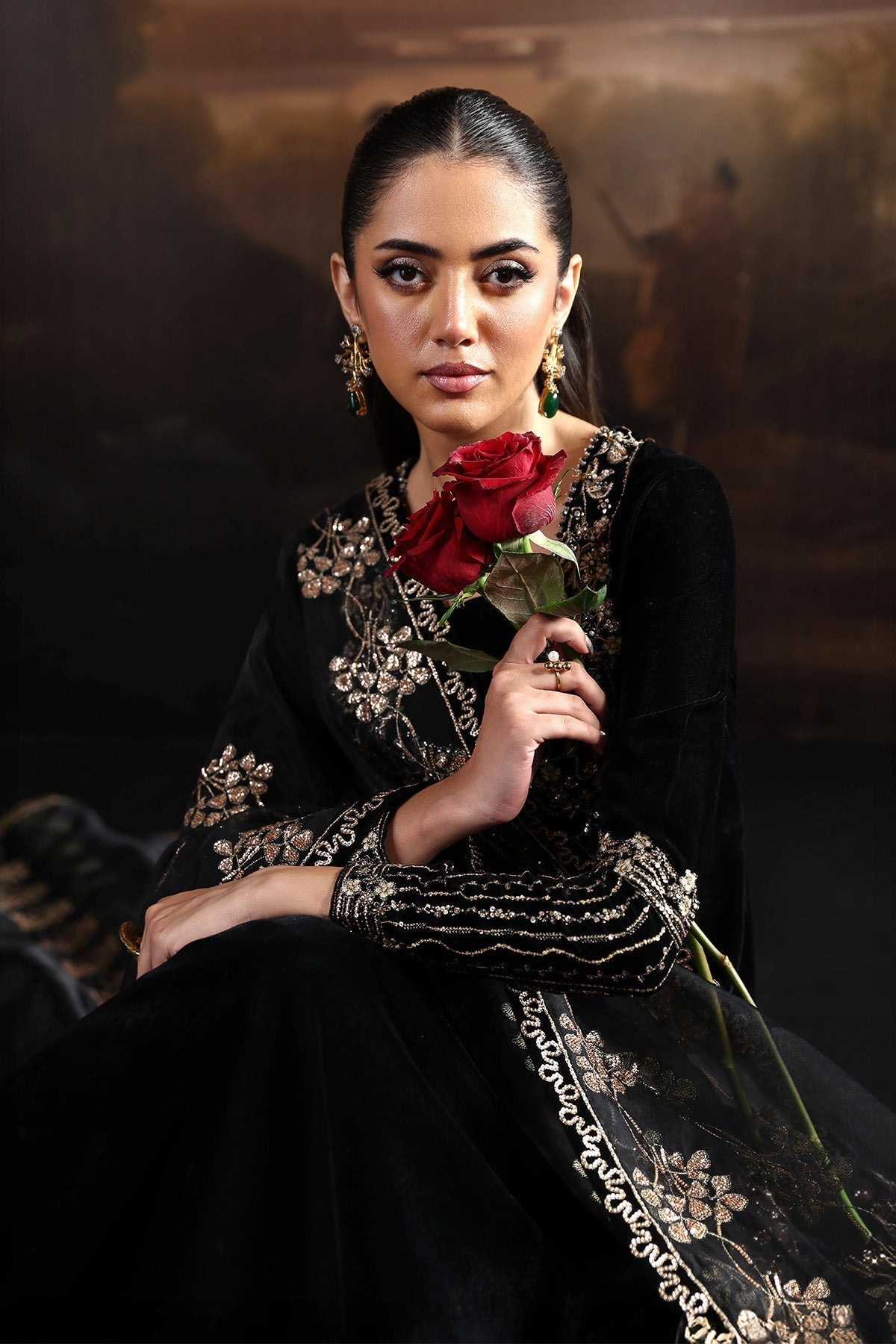 Alizeh | Lamour 25 | AF-VLT-2212-Celeste - House Of Hania