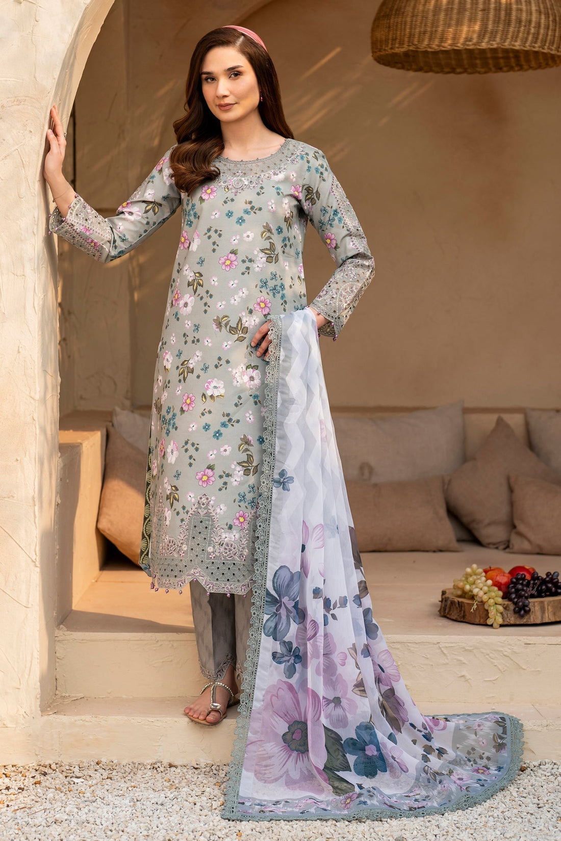 Alizeh | Levana Lawn | Cinder - House Of Hania