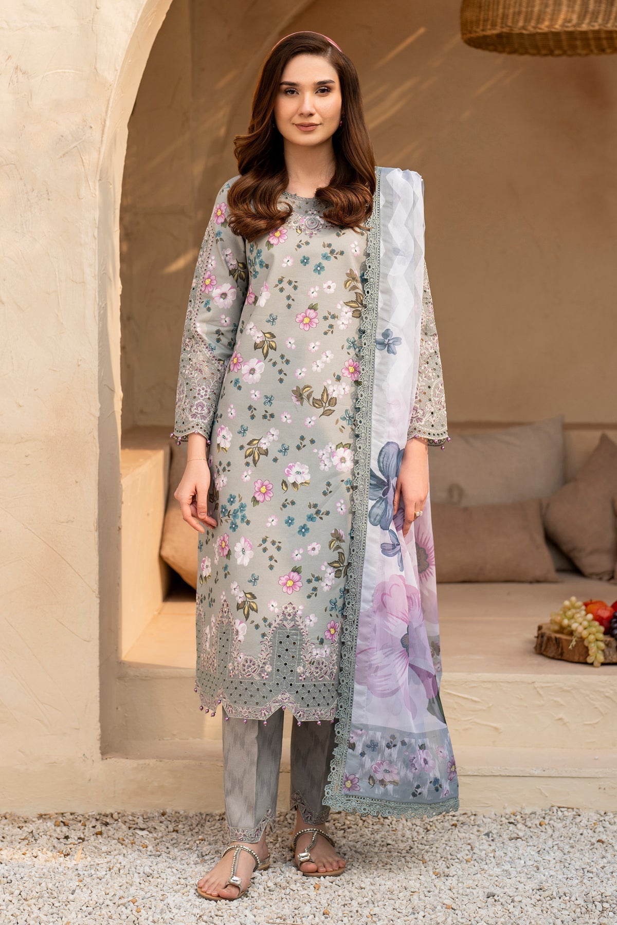 Alizeh | Levana Lawn | Cinder - House Of Hania