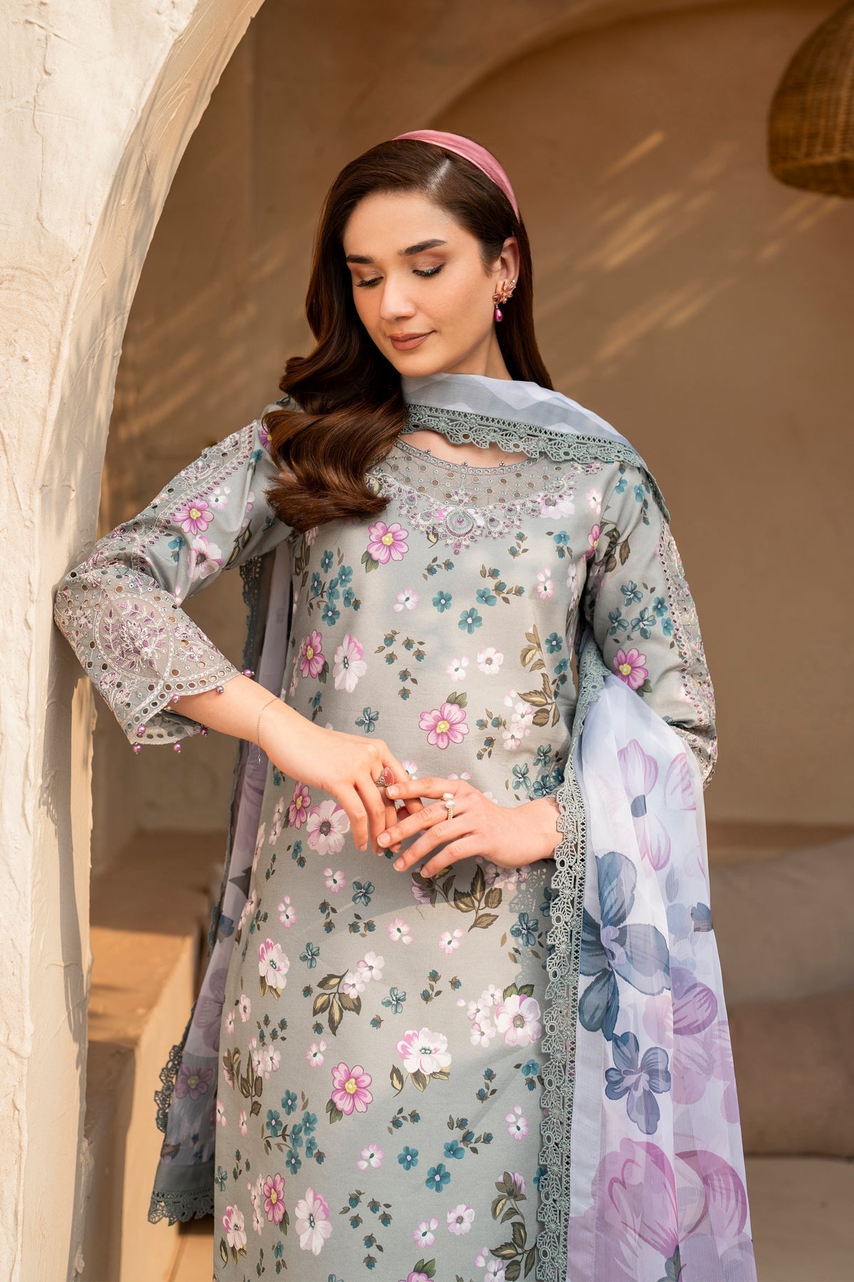 Alizeh | Levana Lawn | Cinder - House Of Hania