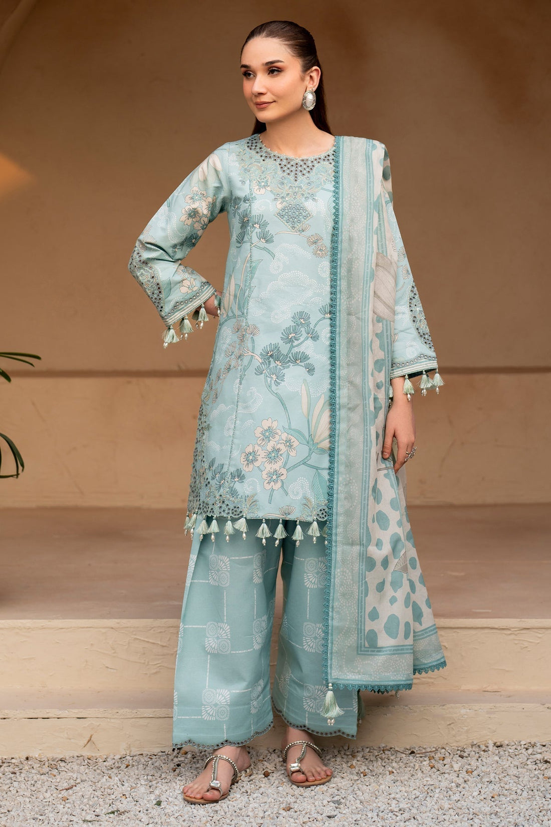 Alizeh | Levana Lawn | Fawn - House Of Hania