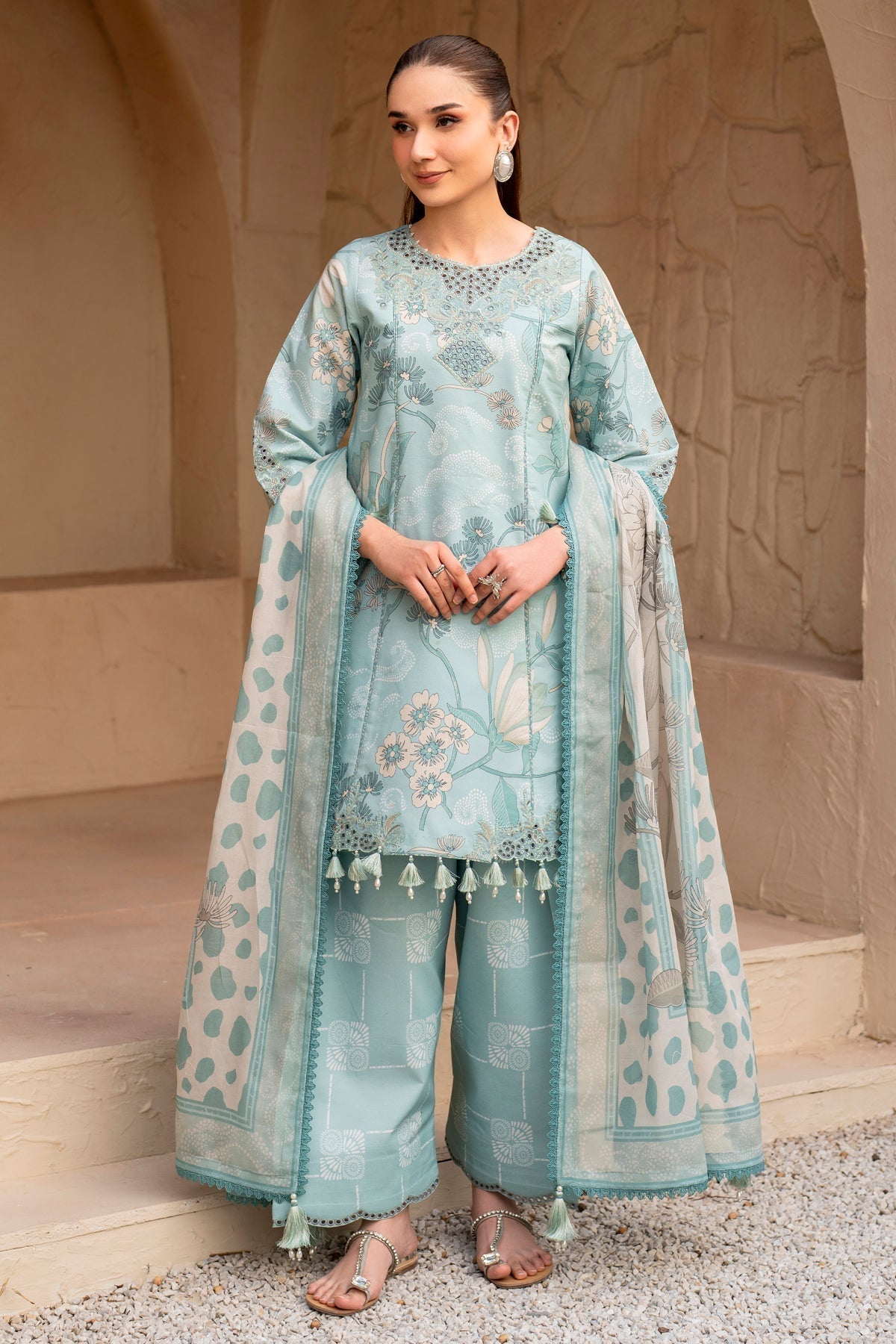 Alizeh | Levana Lawn | Fawn - House Of Hania
