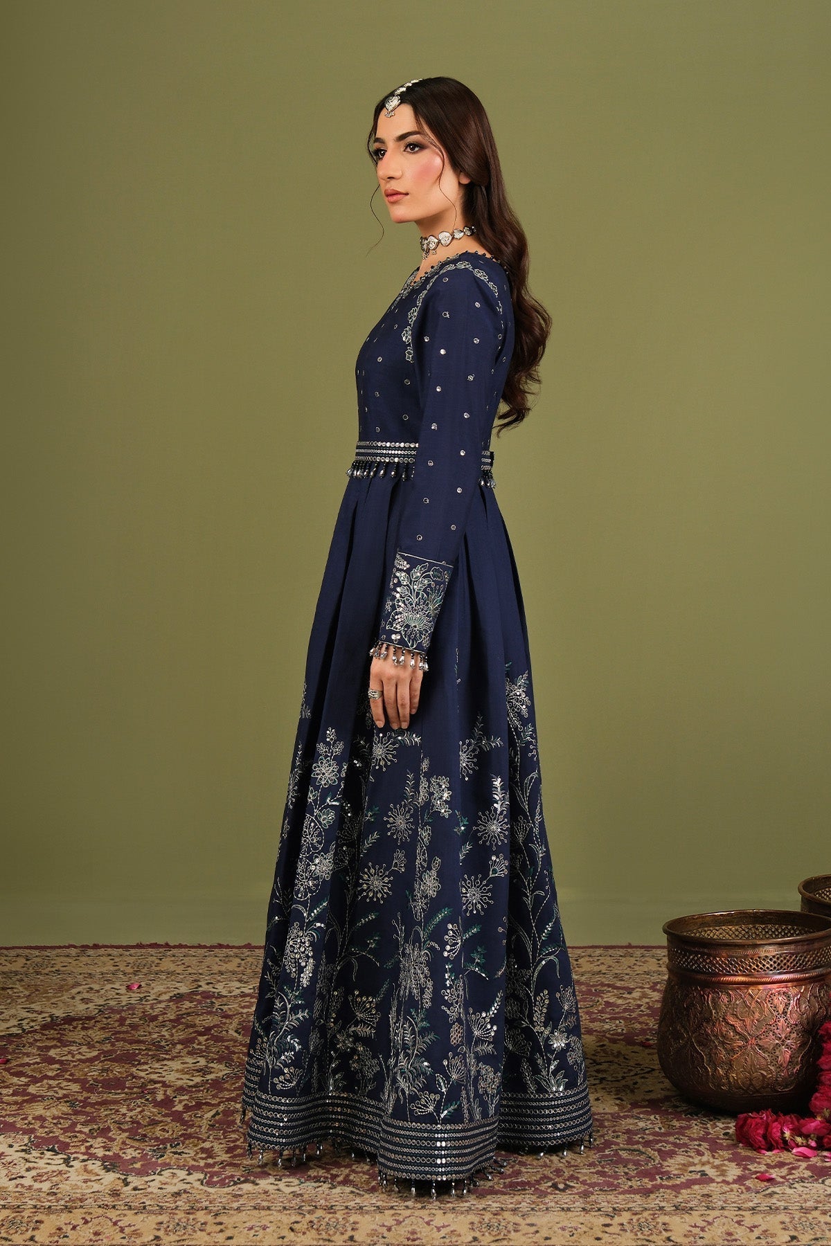 Alizeh | Luxe Raw Silk | AF-RS-11-Abaan - House Of Hania