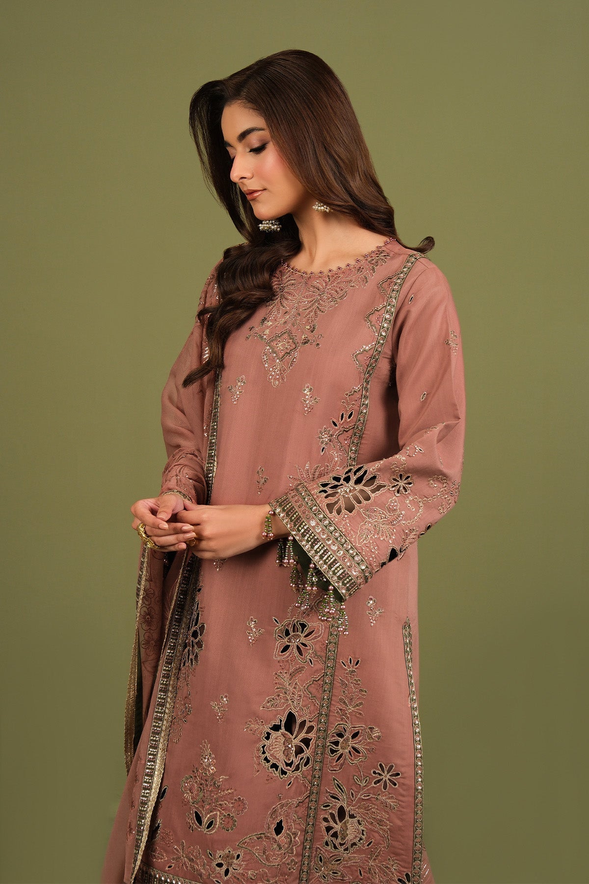 Alizeh | Luxe Raw Silk | AF-RS-12-Vesper - House Of Hania