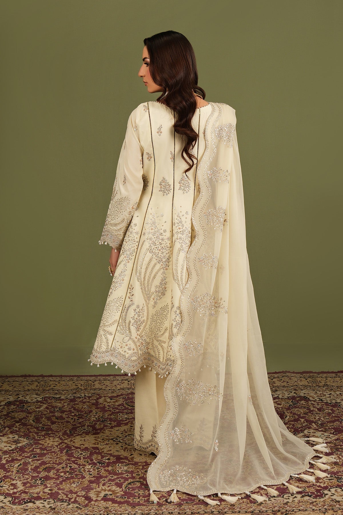 Alizeh | Luxe Raw Silk | AF-RS-13-Emily - House Of Hania