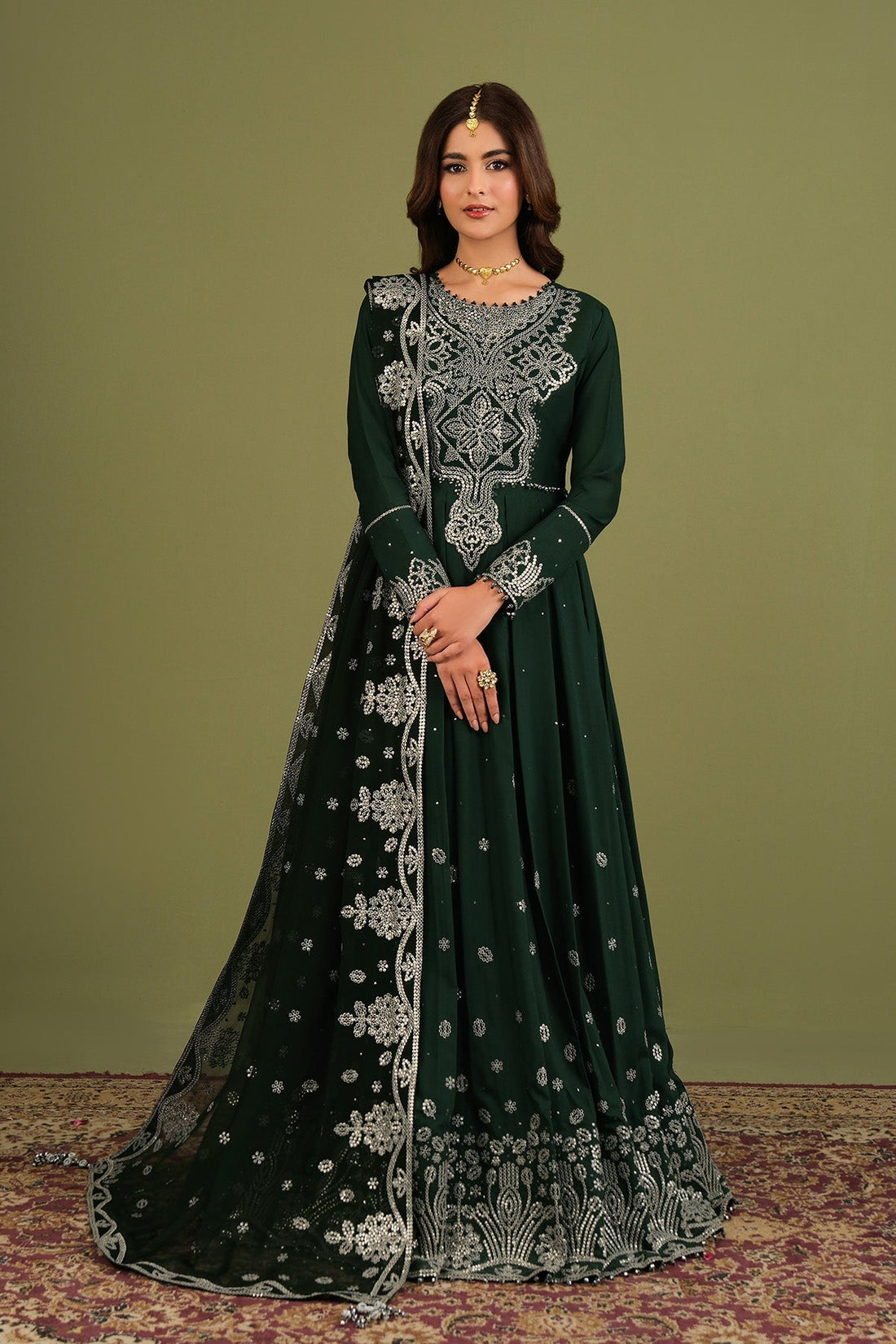Alizeh | Luxe Raw Silk | AF-RS-14-Alice - House Of Hania
