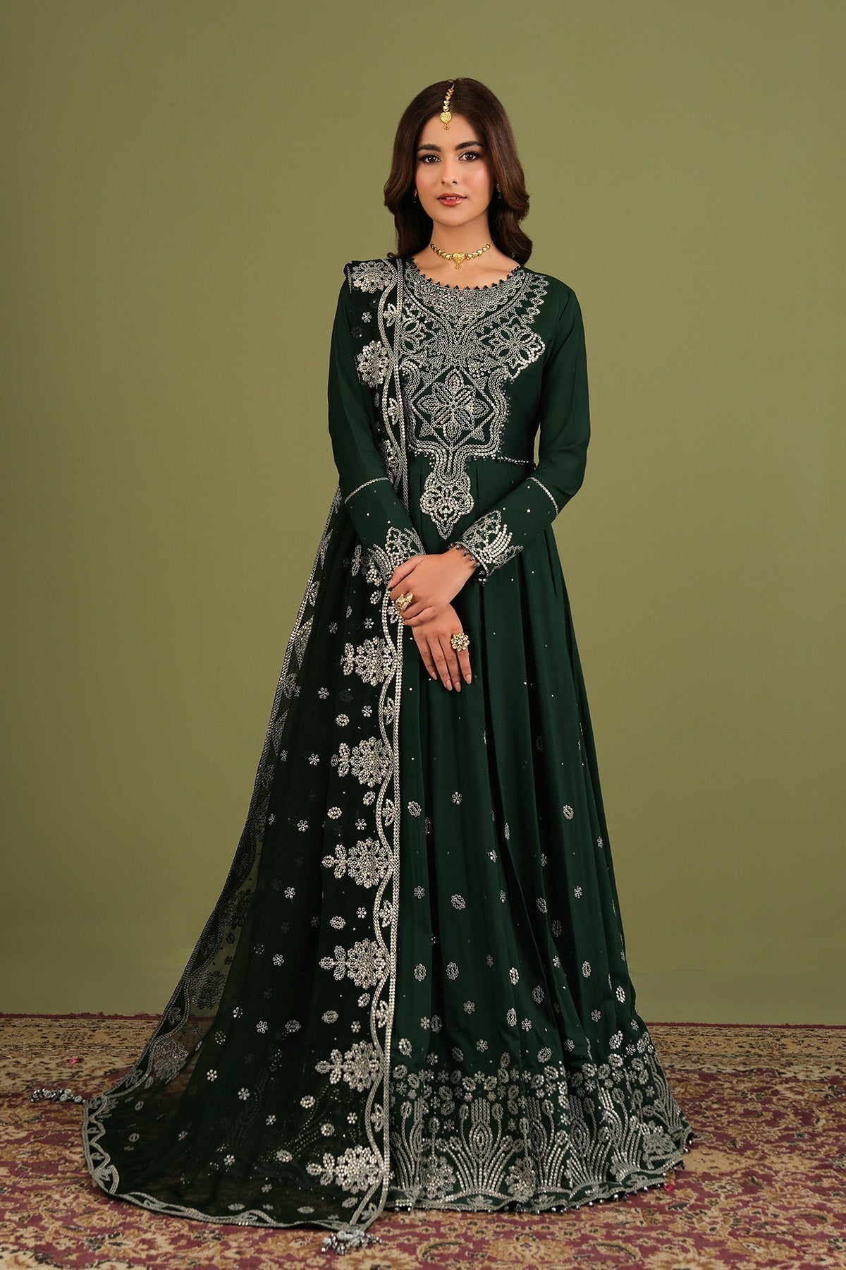 Alizeh | Luxe Raw Silk | AF-RS-14-Alice - House Of Hania
